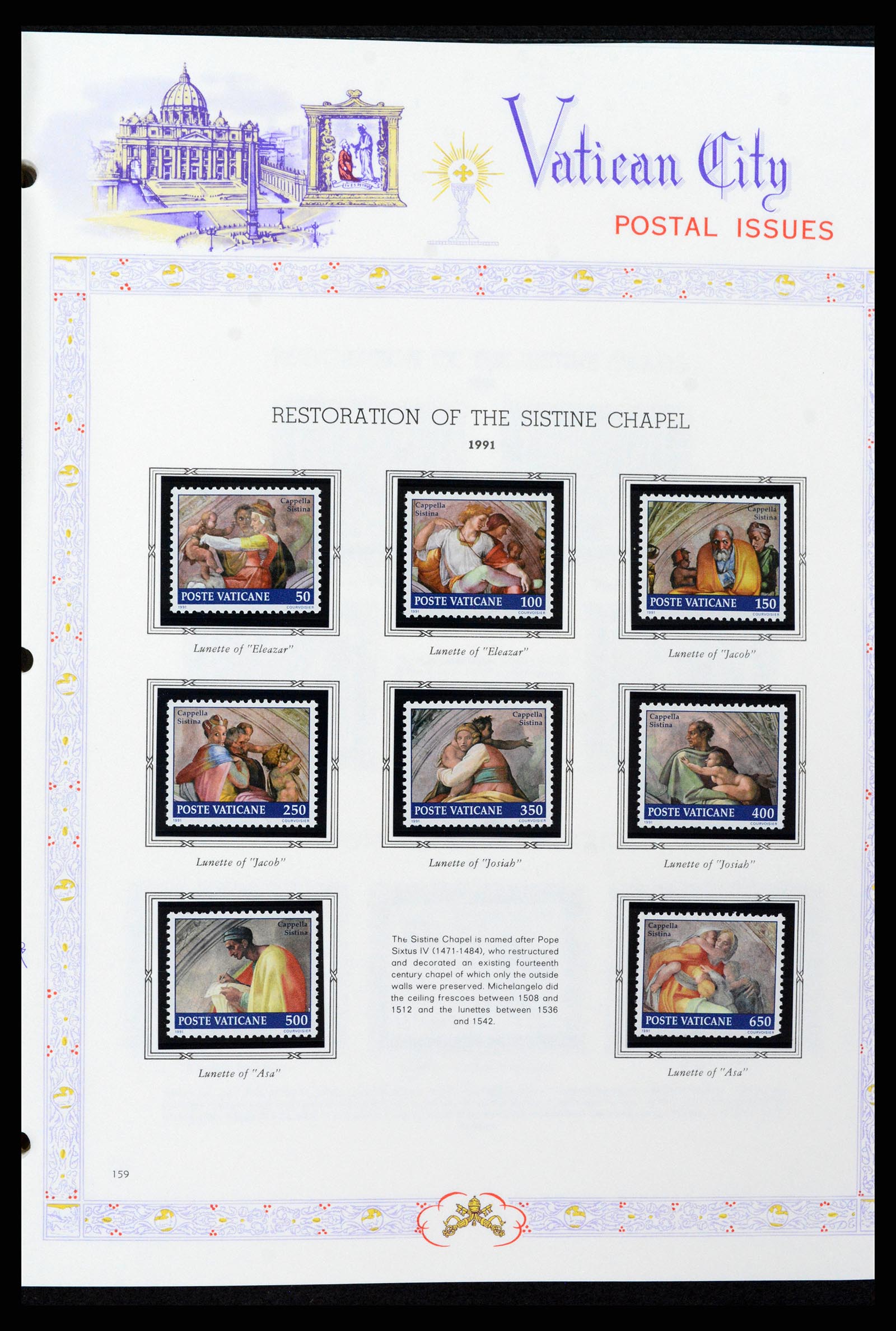 37748 161 - Postzegelverzameling 37748 Vaticaan complete collectie 1929-1999.
