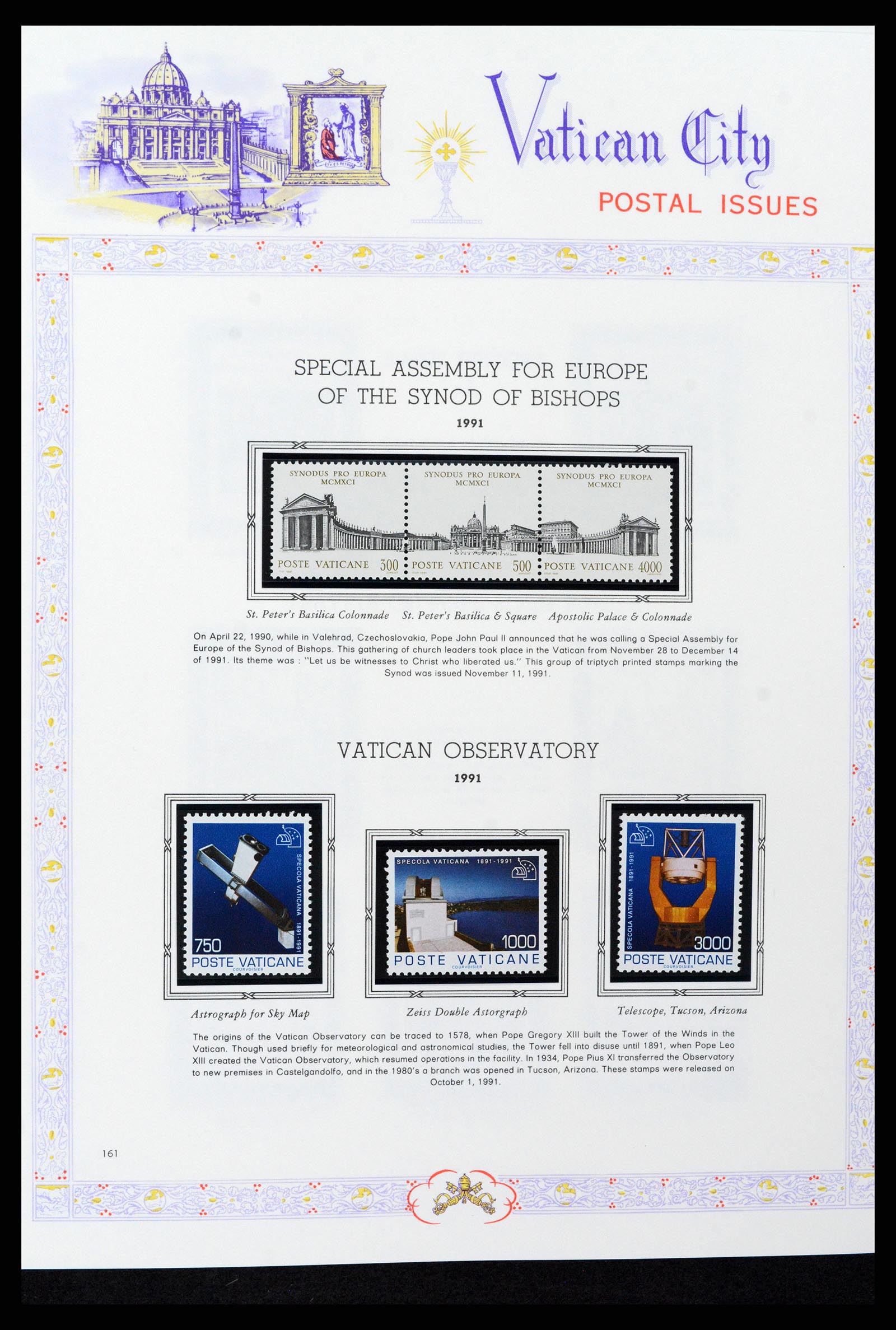 37748 163 - Postzegelverzameling 37748 Vaticaan complete collectie 1929-1999.