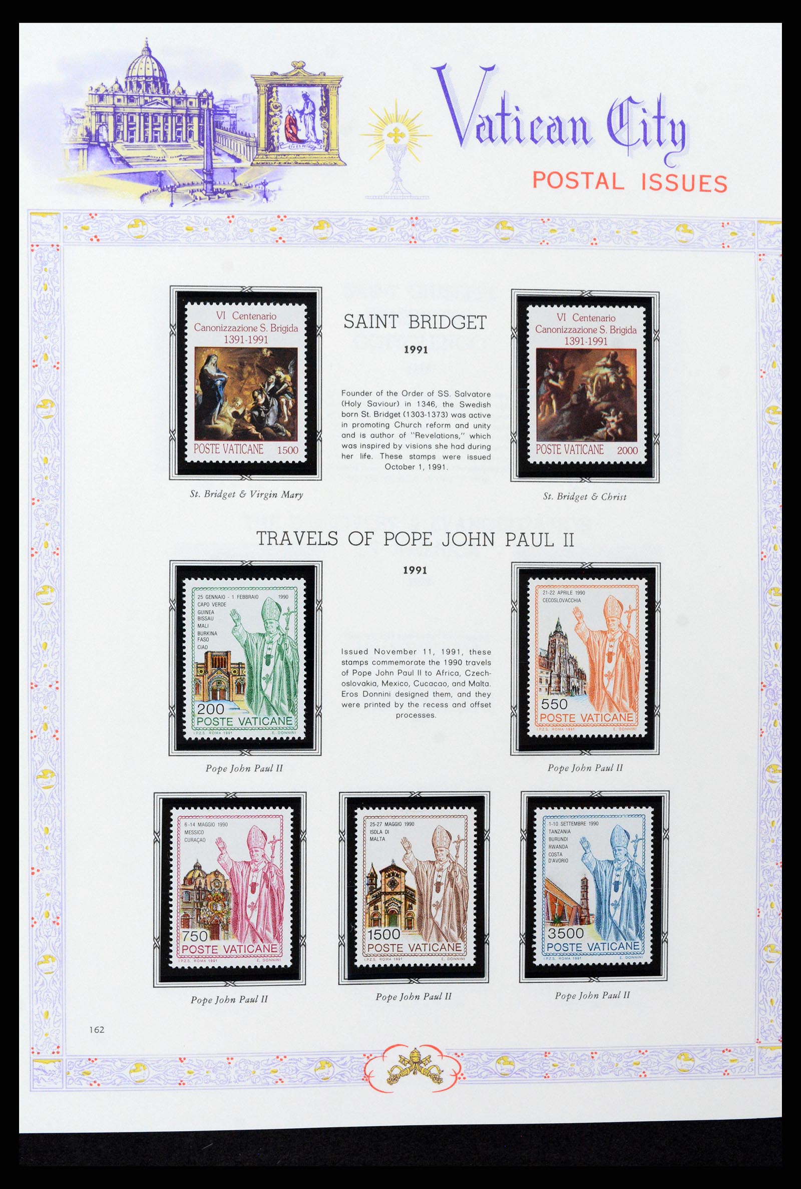 37748 164 - Postzegelverzameling 37748 Vaticaan complete collectie 1929-1999.