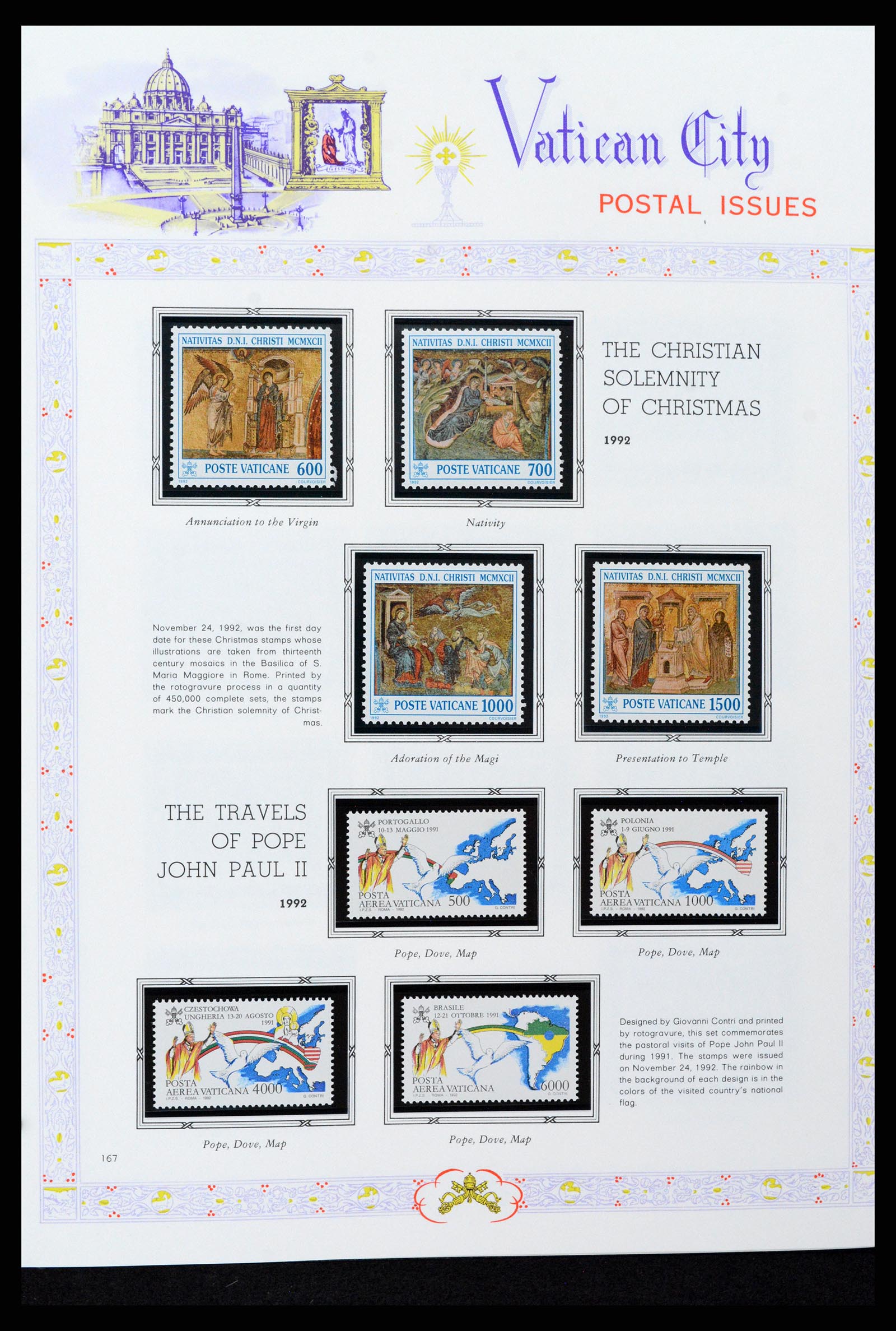 37748 168 - Postzegelverzameling 37748 Vaticaan complete collectie 1929-1999.