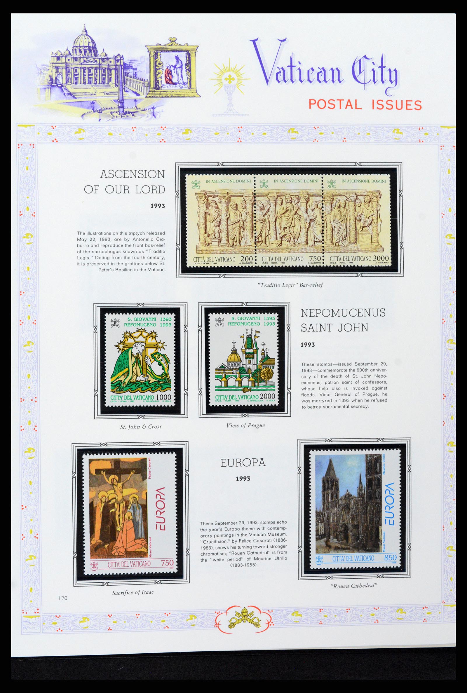 37748 173 - Postzegelverzameling 37748 Vaticaan complete collectie 1929-1999.