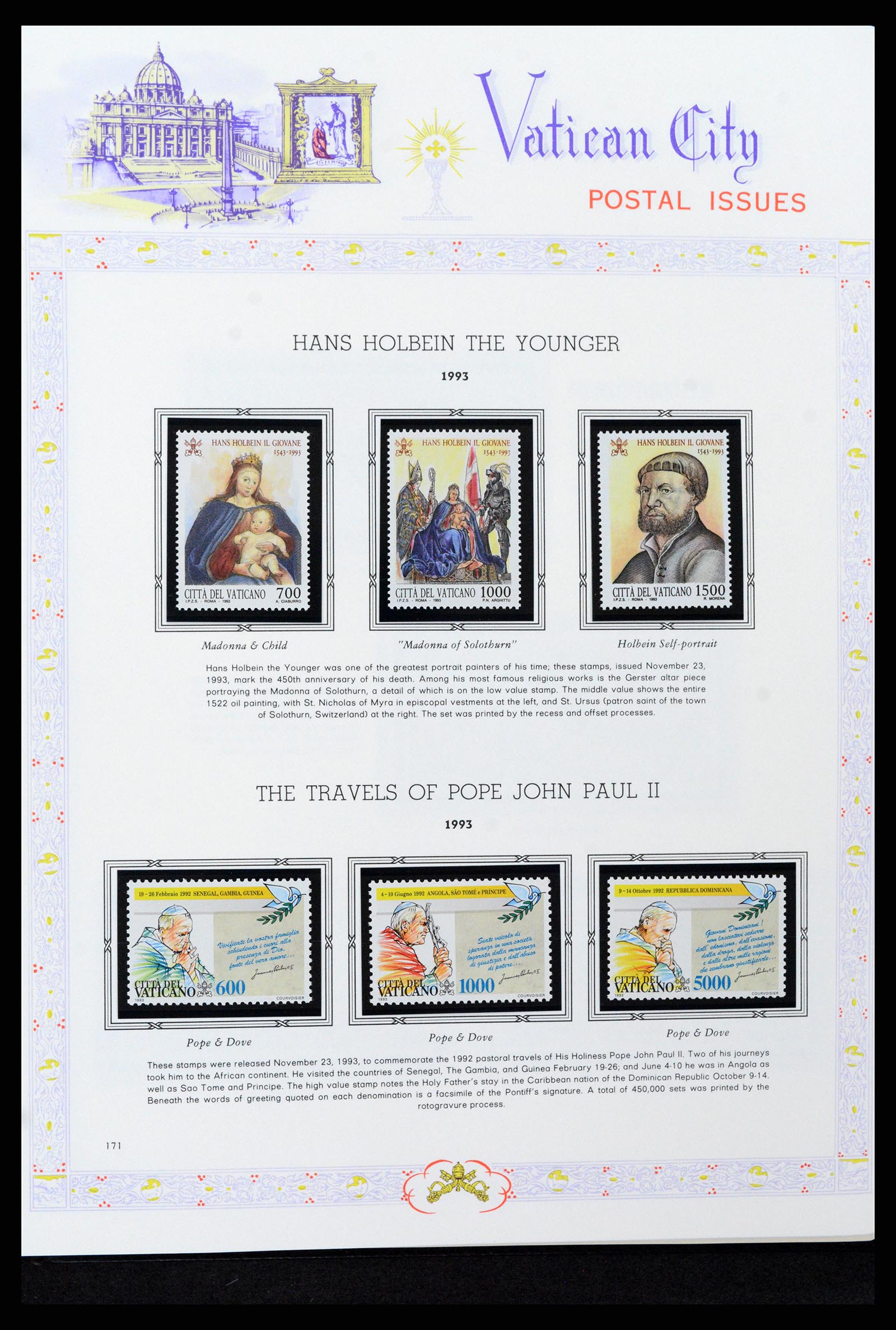 37748 174 - Postzegelverzameling 37748 Vaticaan complete collectie 1929-1999.