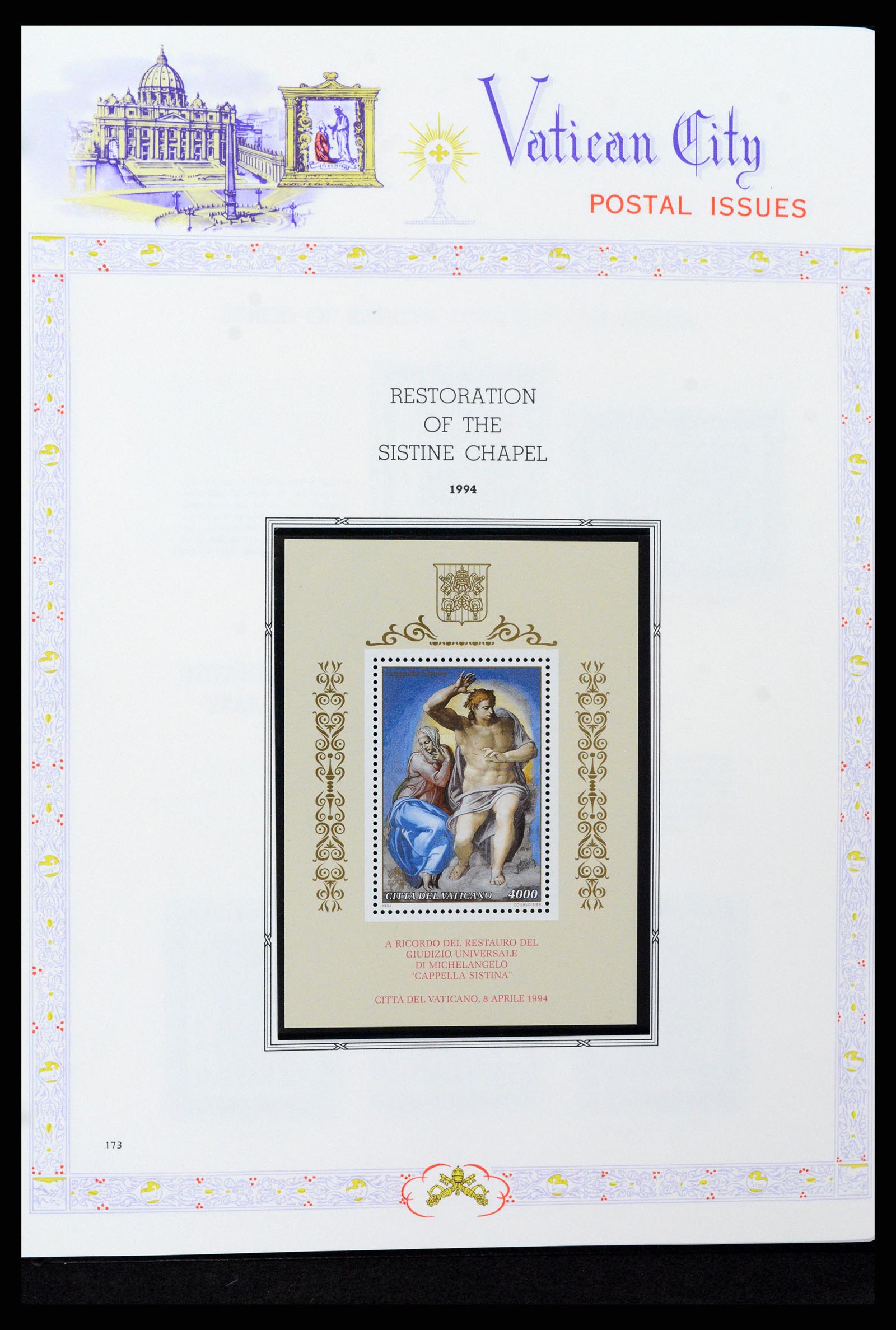 37748 176 - Postzegelverzameling 37748 Vaticaan complete collectie 1929-1999.
