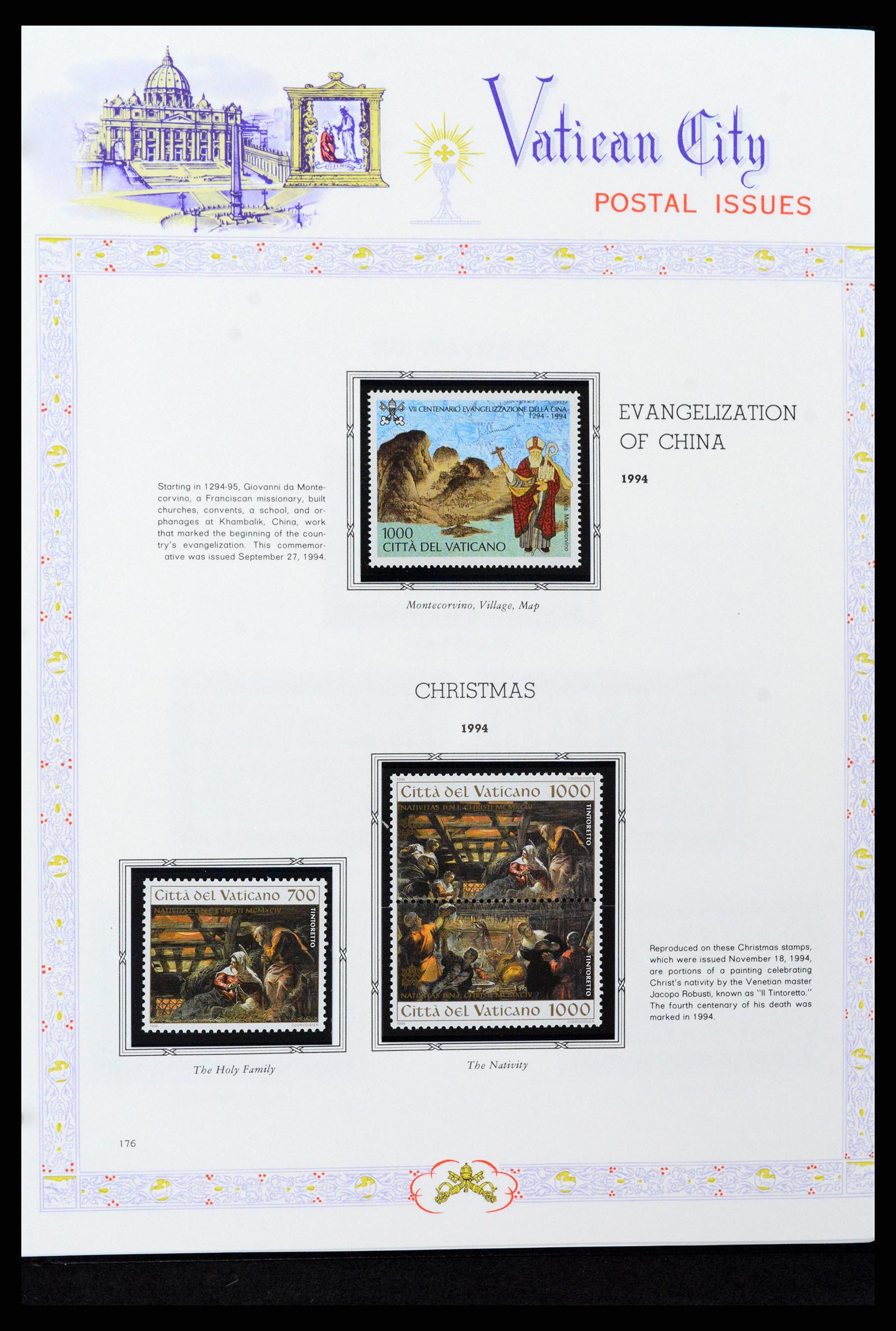 37748 179 - Postzegelverzameling 37748 Vaticaan complete collectie 1929-1999.