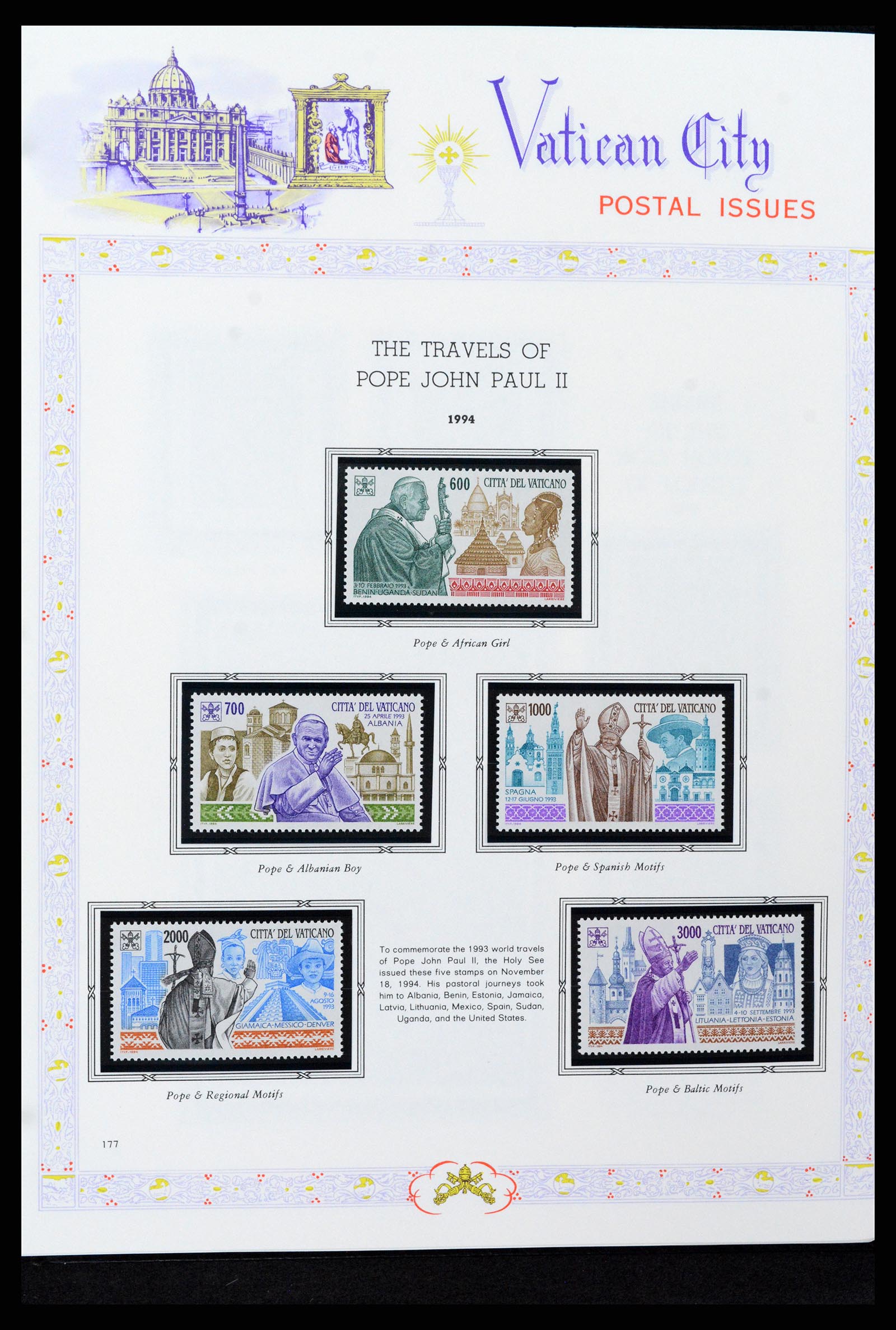 37748 180 - Postzegelverzameling 37748 Vaticaan complete collectie 1929-1999.
