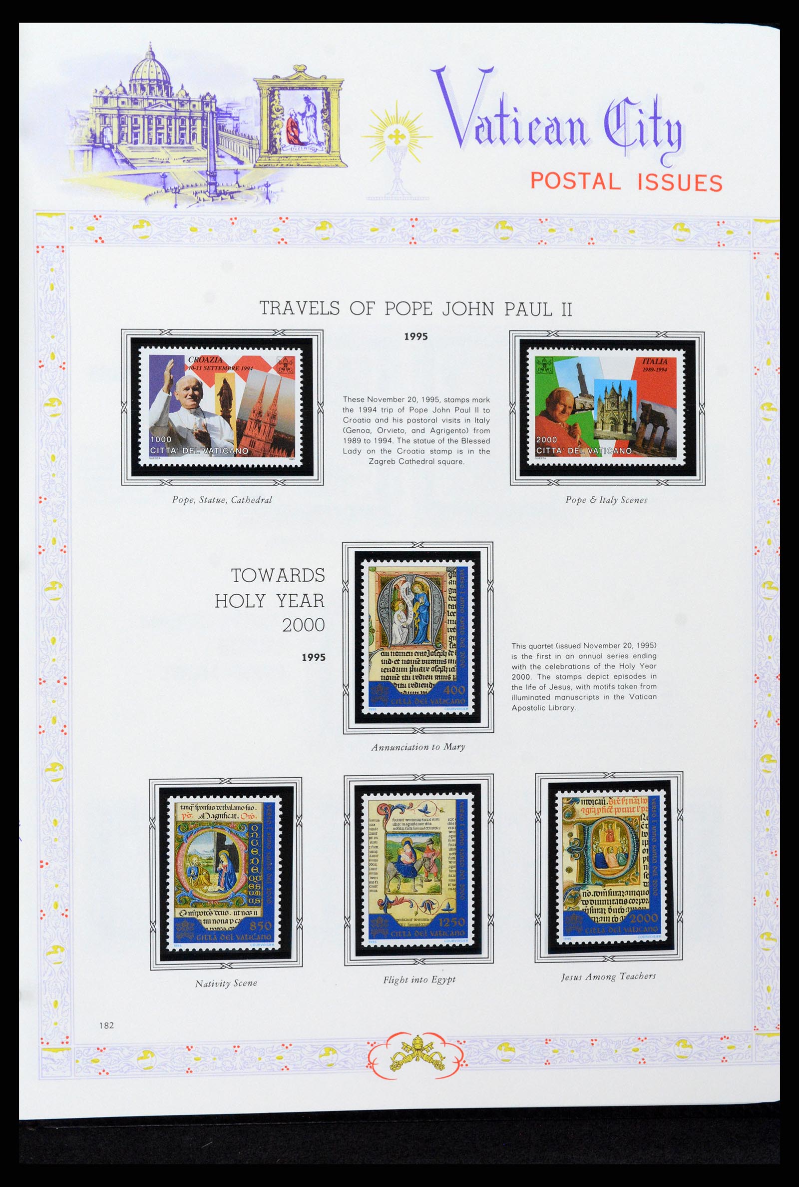 37748 186 - Postzegelverzameling 37748 Vaticaan complete collectie 1929-1999.