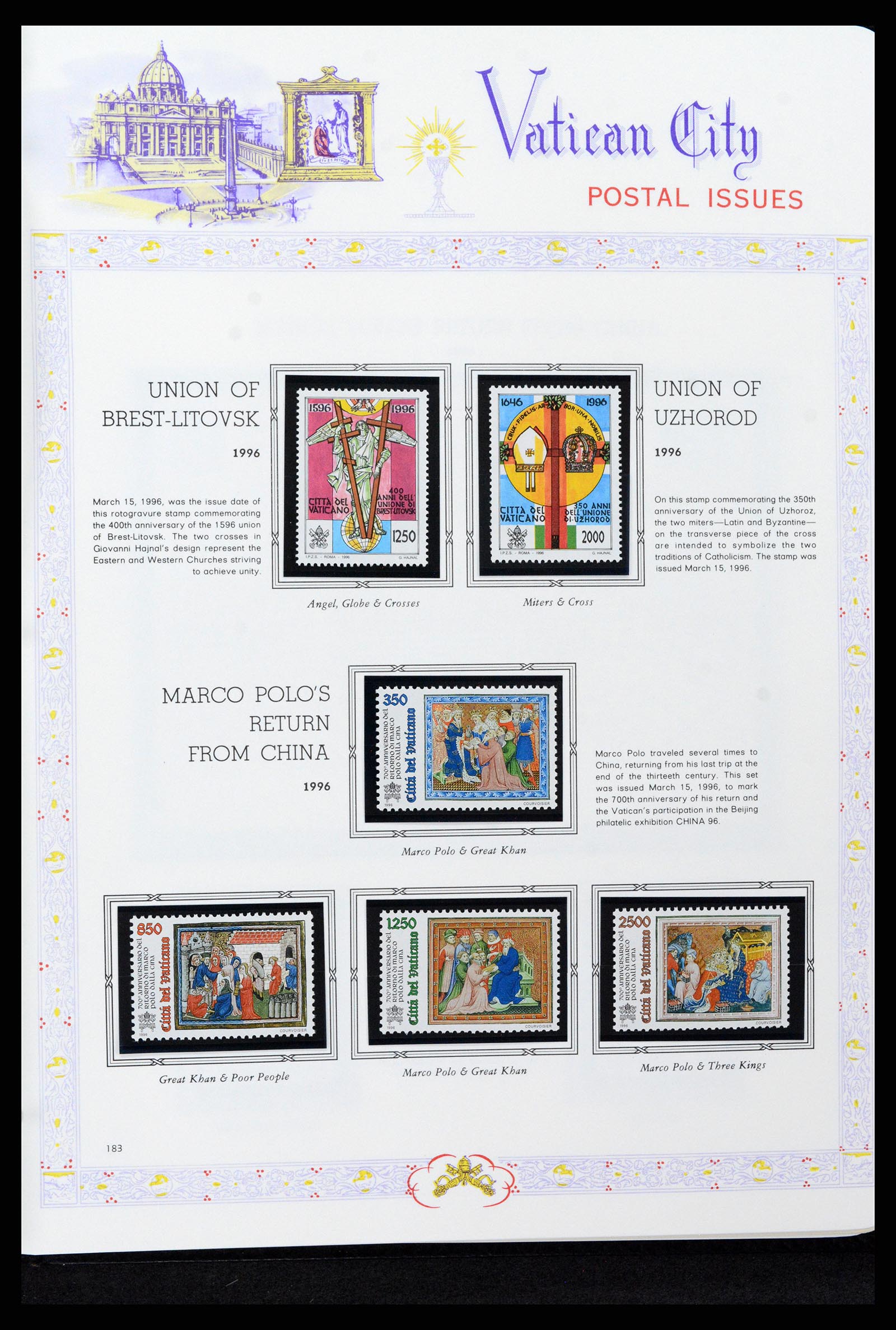 37748 187 - Postzegelverzameling 37748 Vaticaan complete collectie 1929-1999.