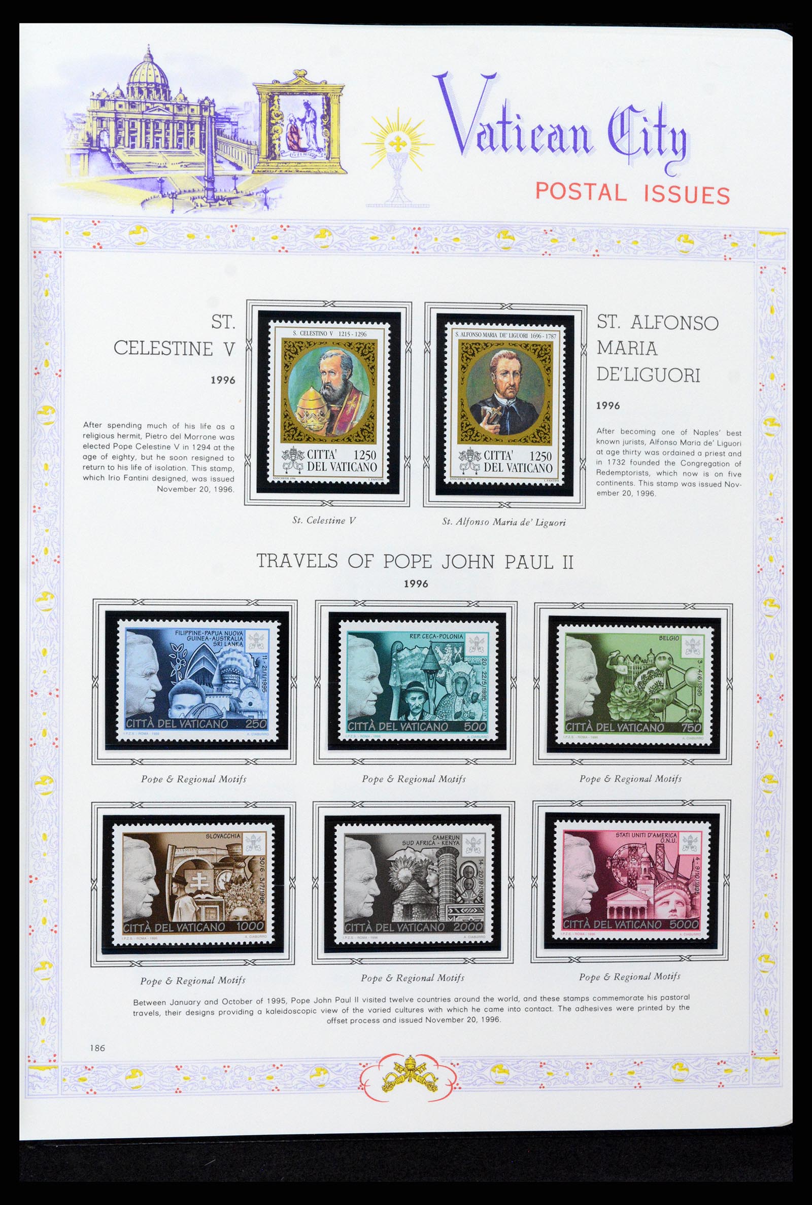 37748 190 - Postzegelverzameling 37748 Vaticaan complete collectie 1929-1999.