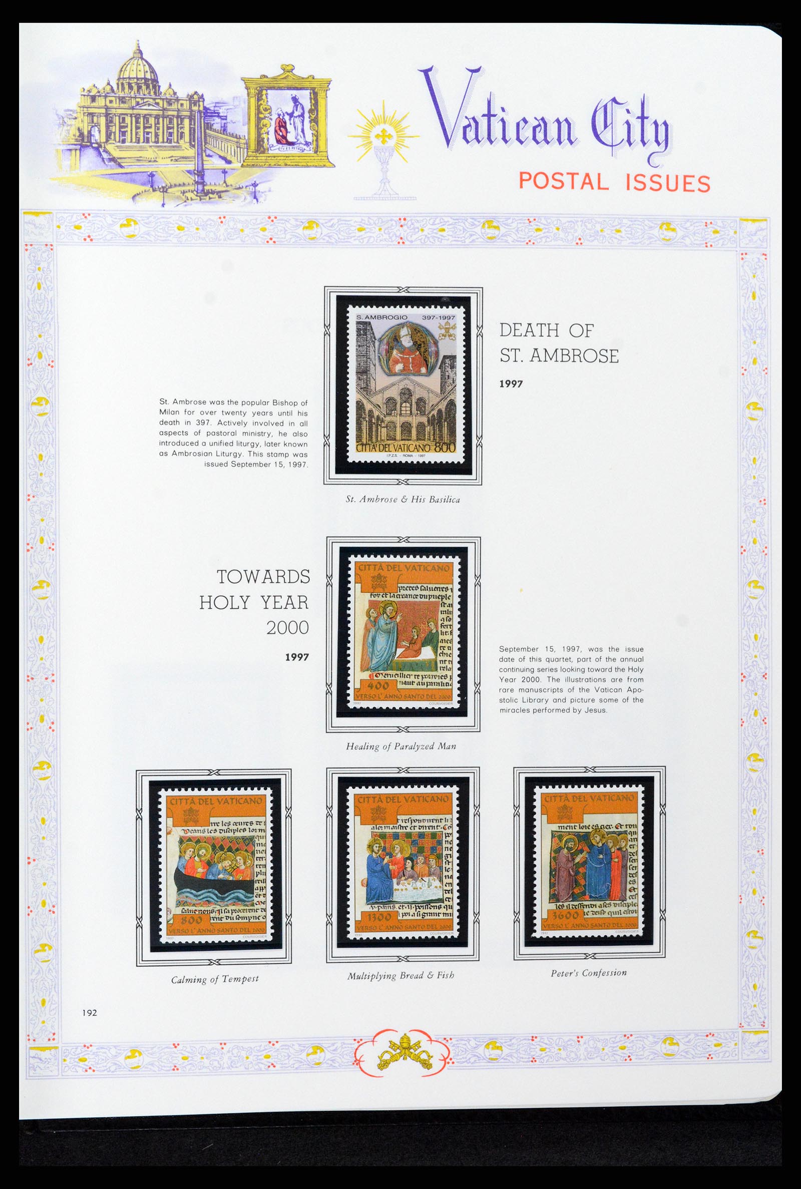 37748 197 - Postzegelverzameling 37748 Vaticaan complete collectie 1929-1999.