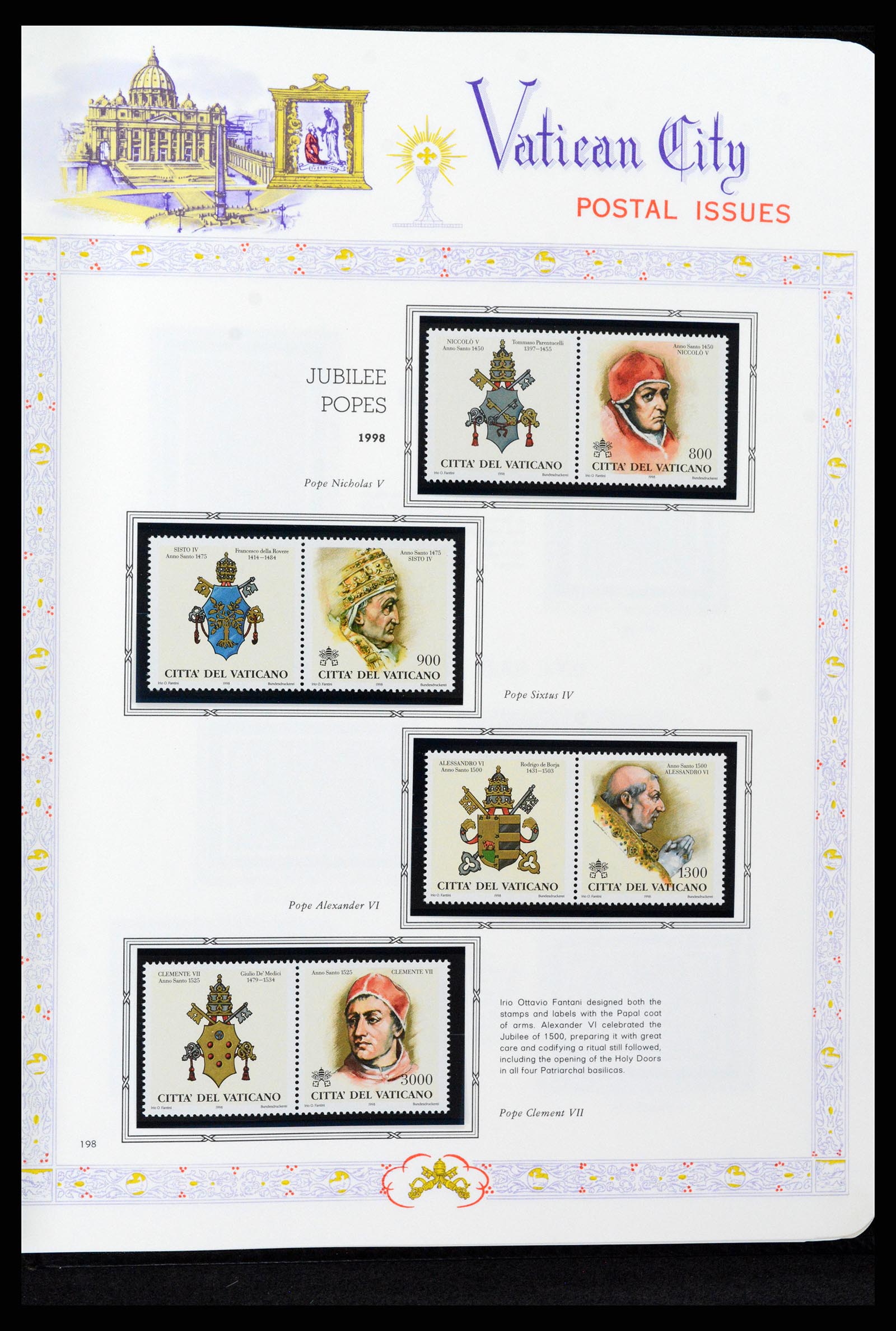 37748 202 - Postzegelverzameling 37748 Vaticaan complete collectie 1929-1999.