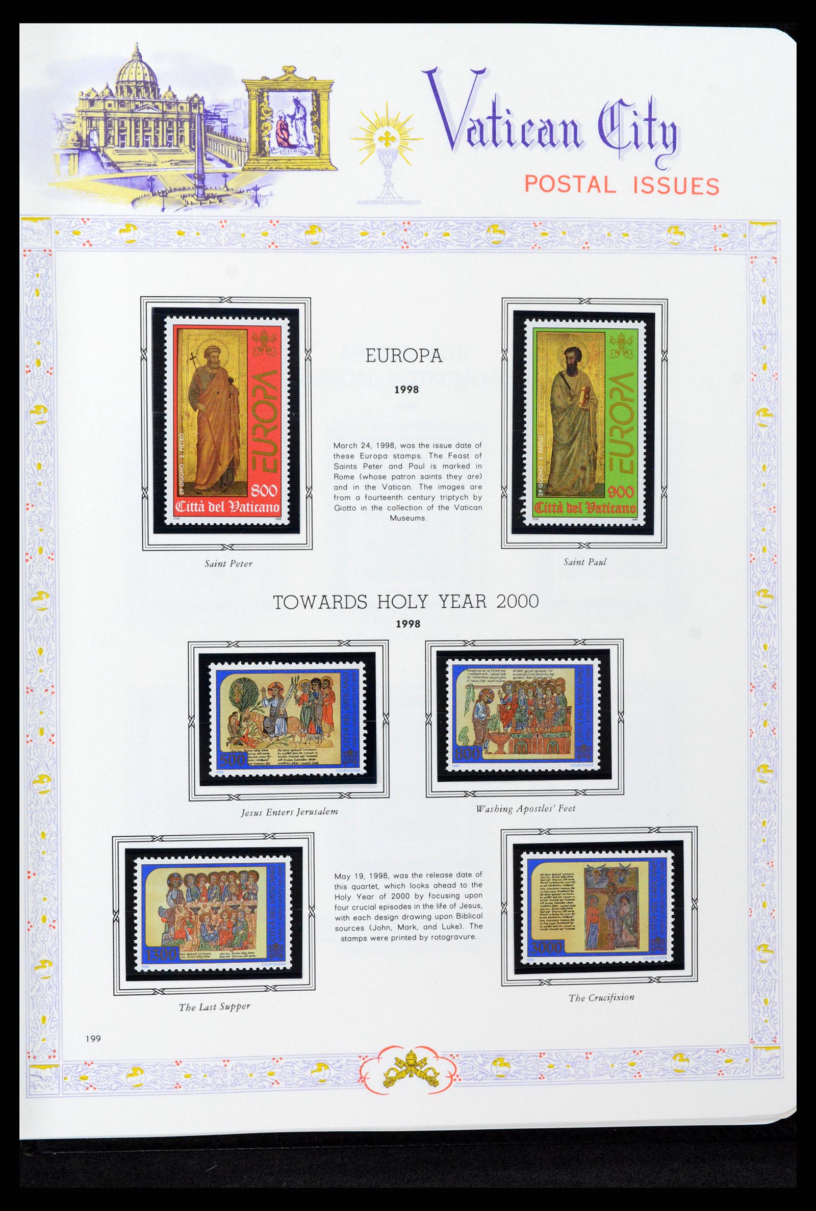 37748 203 - Postzegelverzameling 37748 Vaticaan complete collectie 1929-1999.