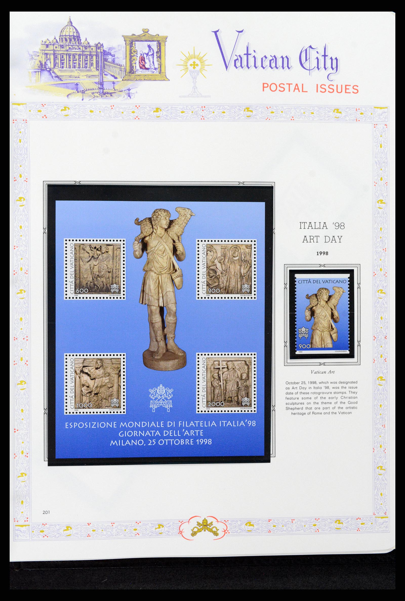 37748 205 - Postzegelverzameling 37748 Vaticaan complete collectie 1929-1999.