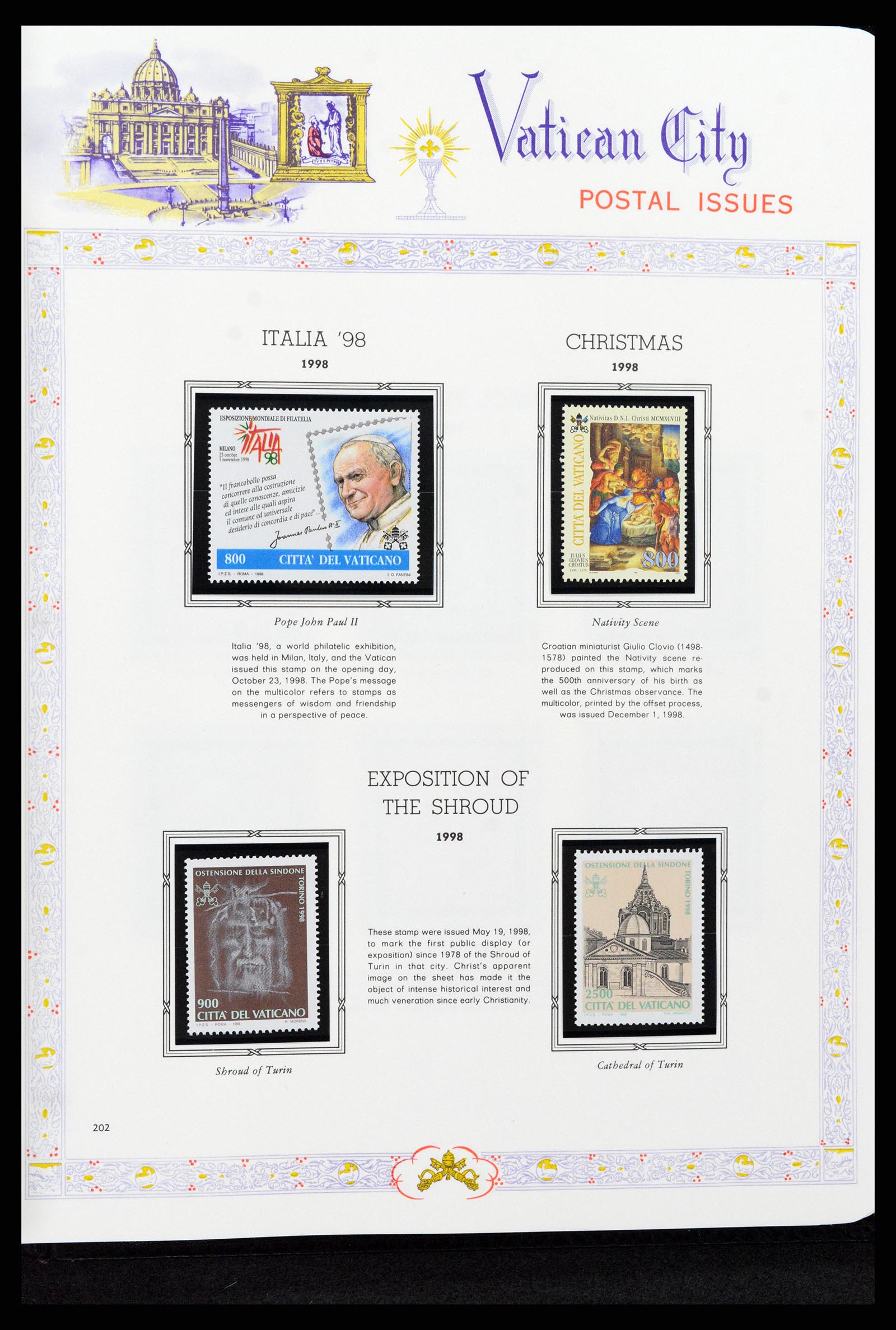 37748 207 - Postzegelverzameling 37748 Vaticaan complete collectie 1929-1999.