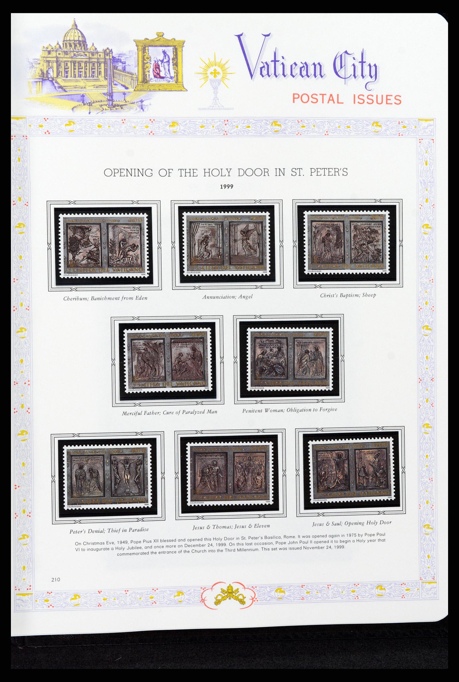 37748 215 - Postzegelverzameling 37748 Vaticaan complete collectie 1929-1999.