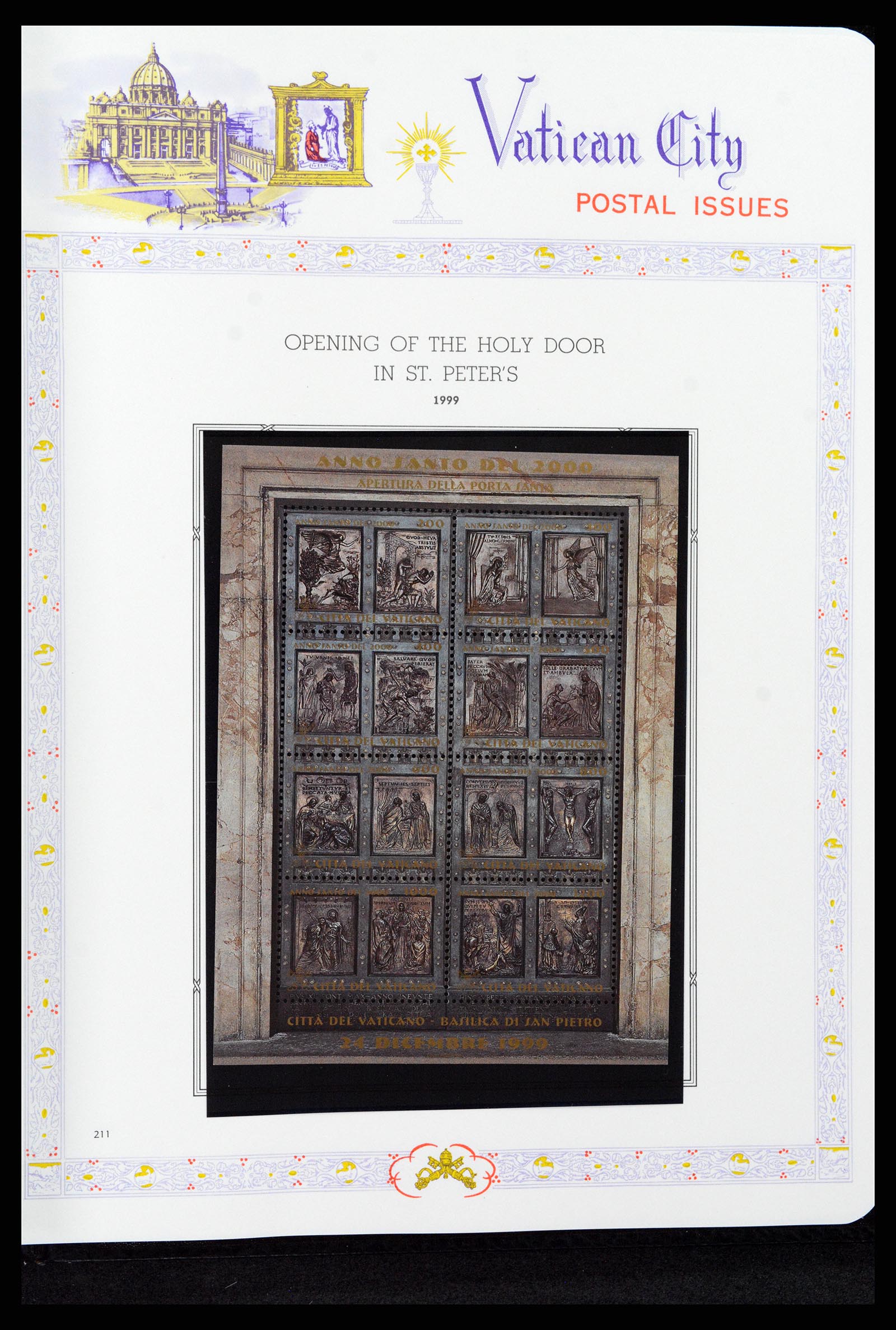37748 216 - Postzegelverzameling 37748 Vaticaan complete collectie 1929-1999.