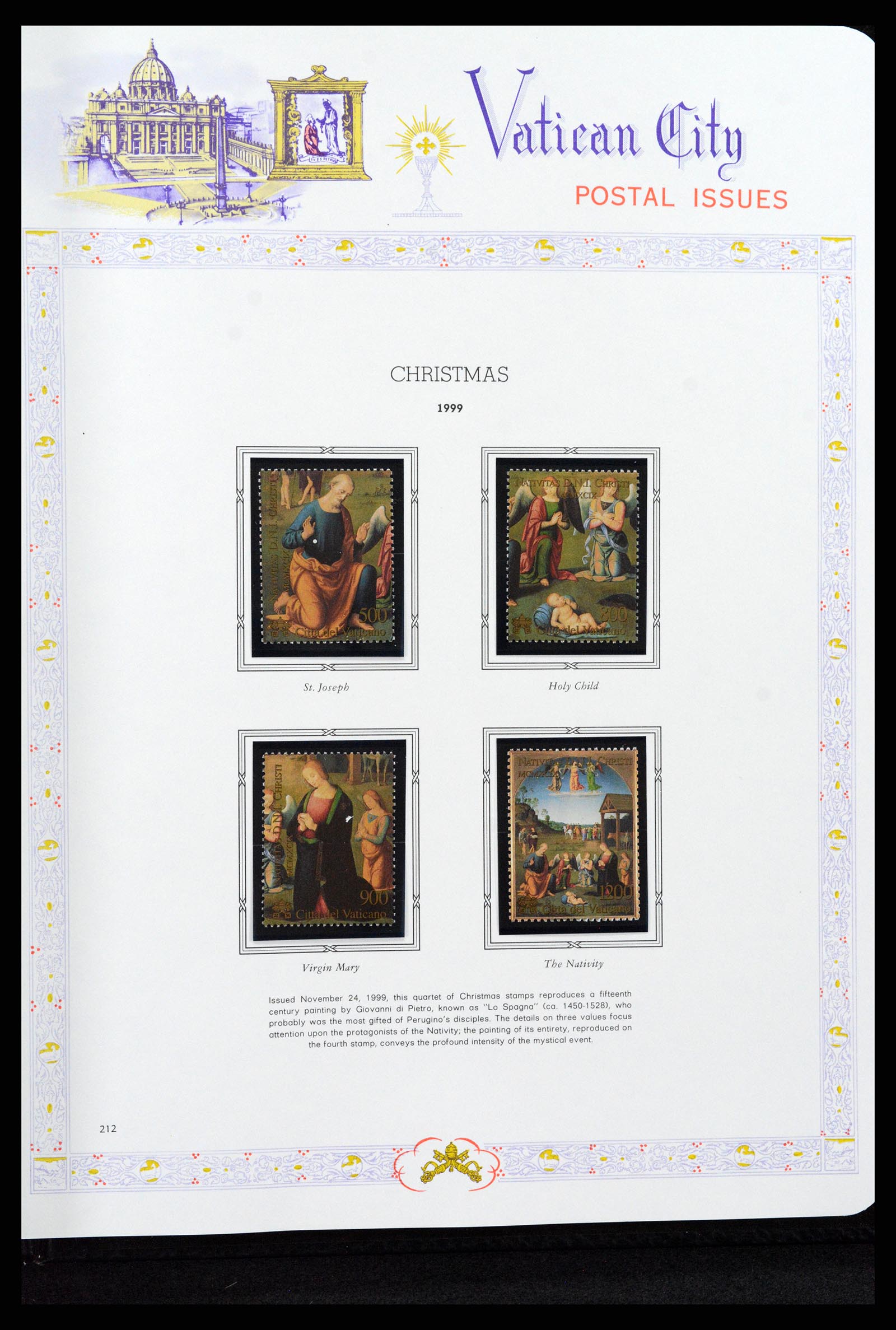37748 217 - Postzegelverzameling 37748 Vaticaan complete collectie 1929-1999.