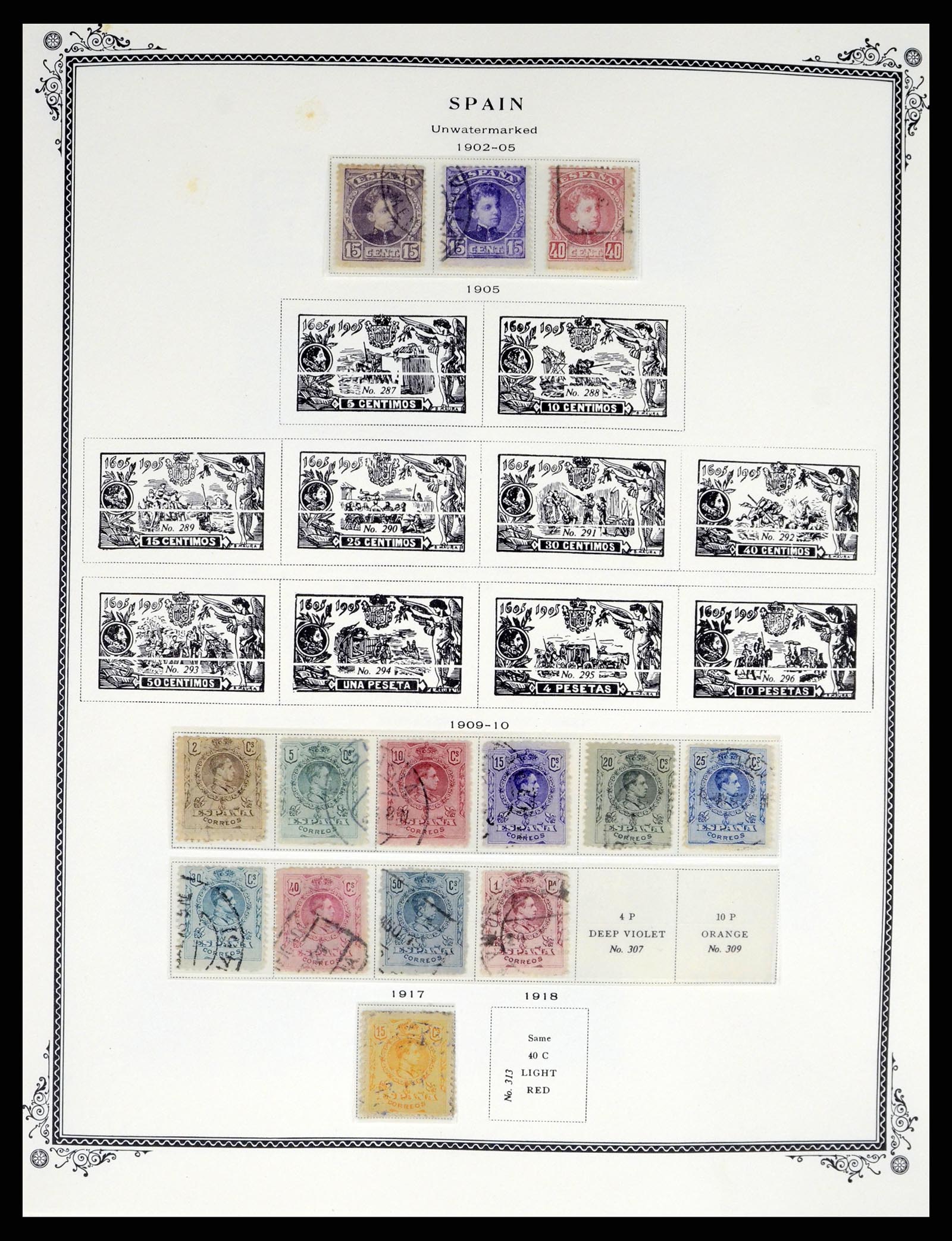 37749 007 - Postzegelverzameling 37749 Spanje en koloniën 1856-1997.