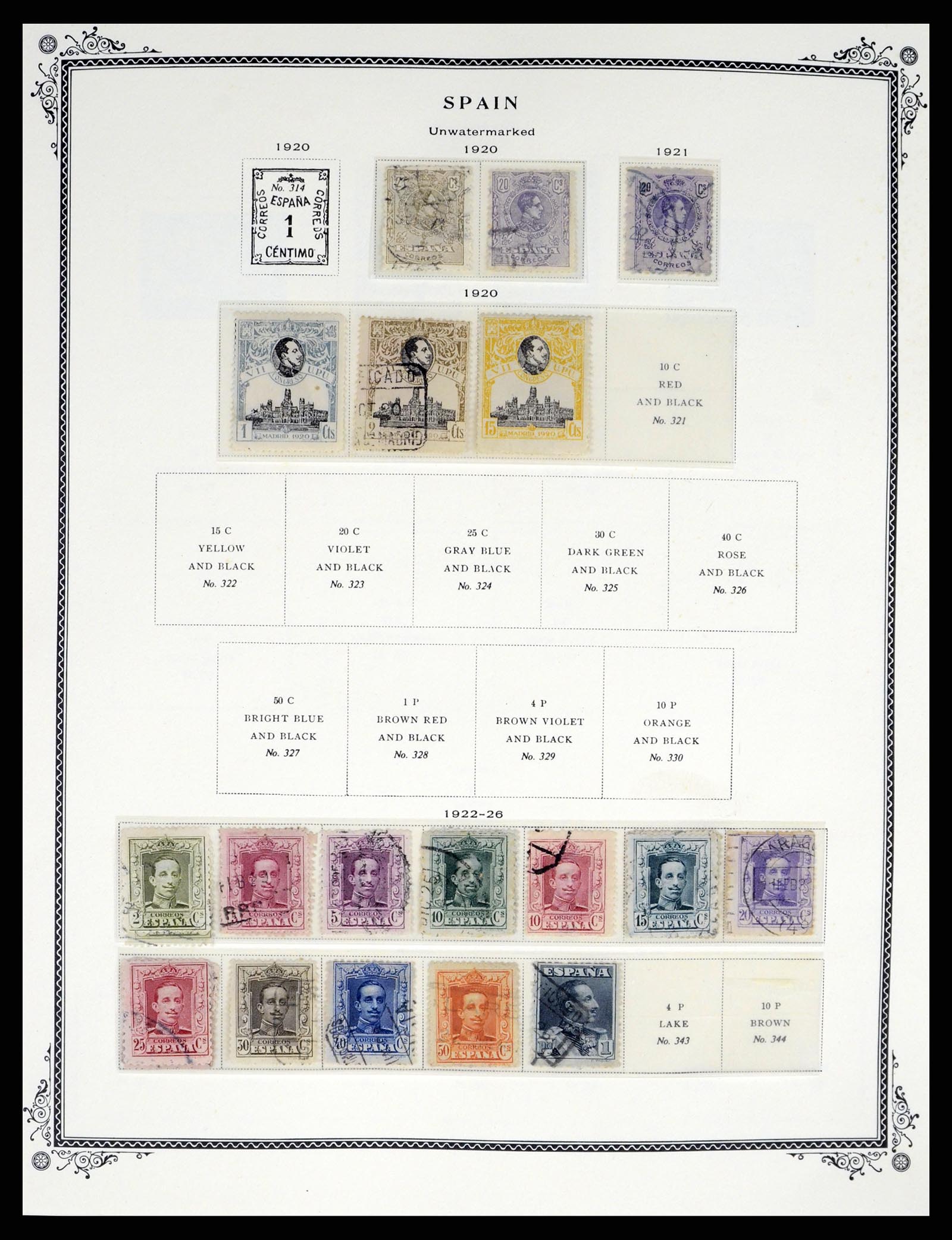 37749 008 - Postzegelverzameling 37749 Spanje en koloniën 1856-1997.