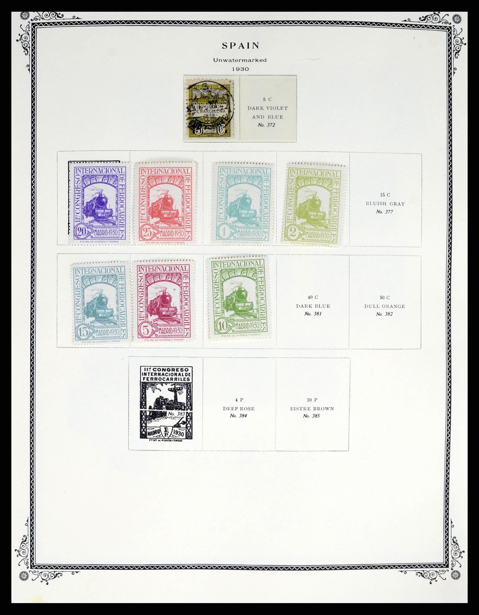 37749 009 - Postzegelverzameling 37749 Spanje en koloniën 1856-1997.