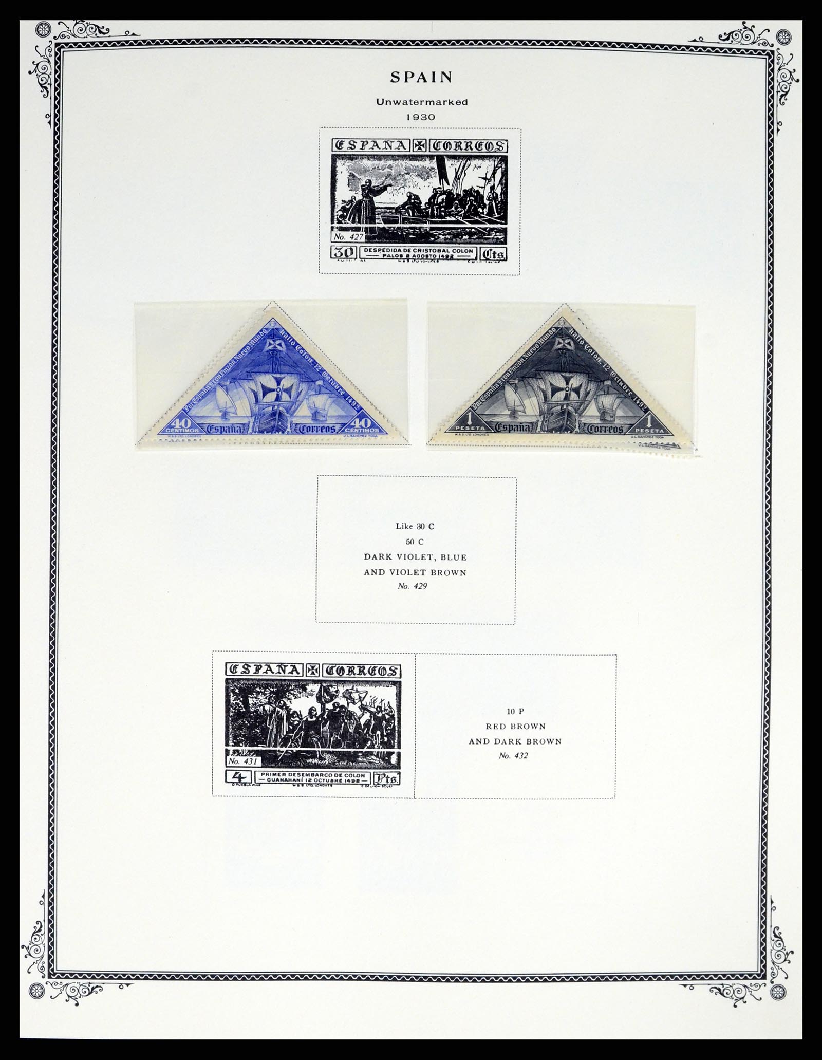 37749 012 - Postzegelverzameling 37749 Spanje en koloniën 1856-1997.