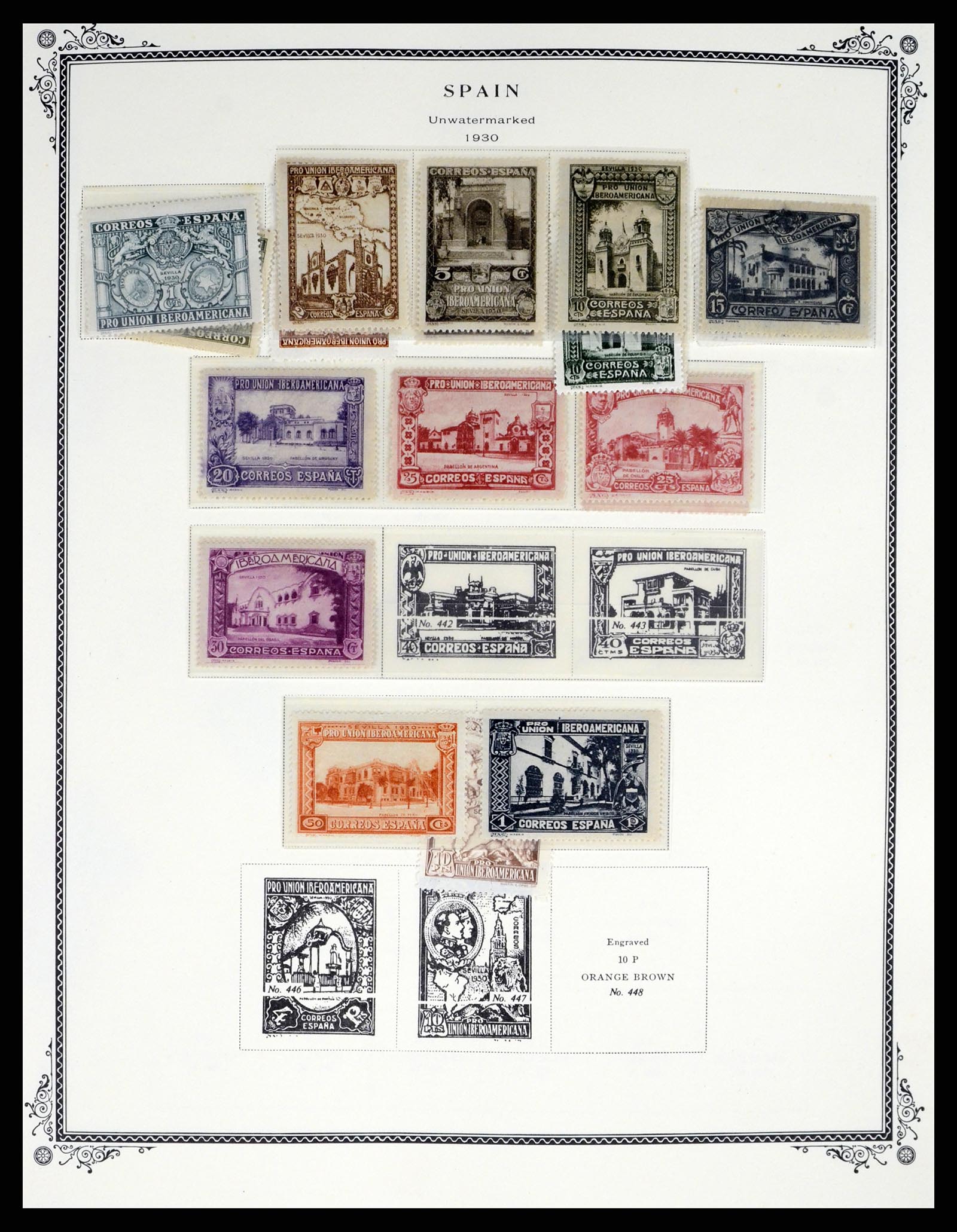 37749 013 - Postzegelverzameling 37749 Spanje en koloniën 1856-1997.