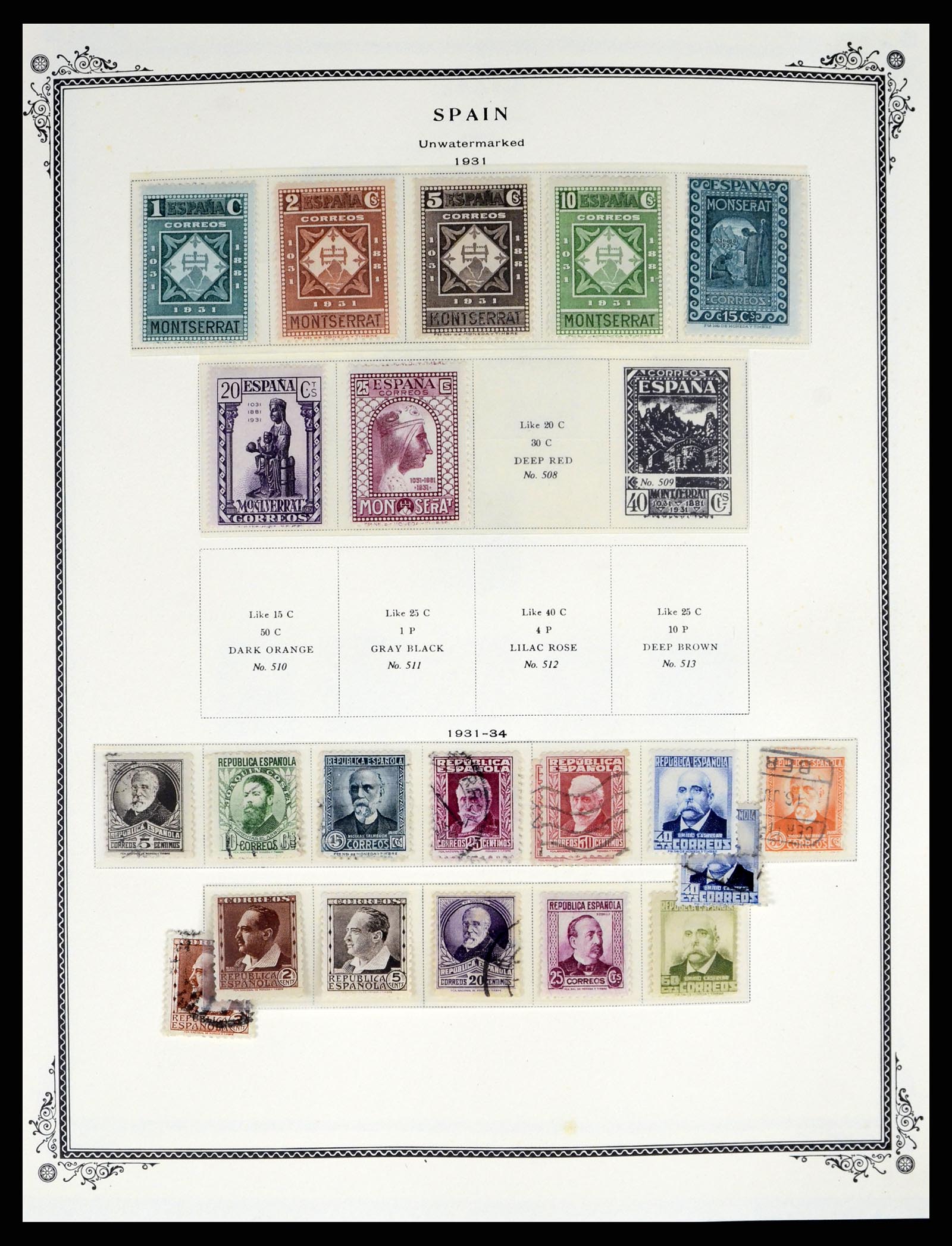 37749 016 - Postzegelverzameling 37749 Spanje en koloniën 1856-1997.
