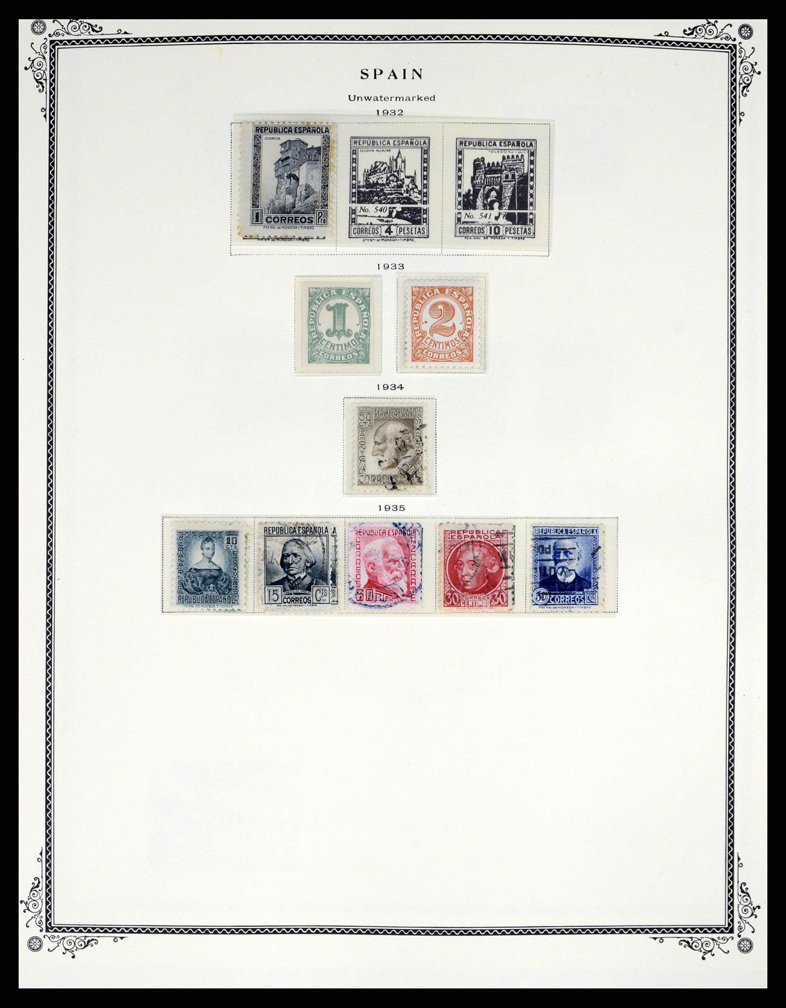 37749 017 - Postzegelverzameling 37749 Spanje en koloniën 1856-1997.