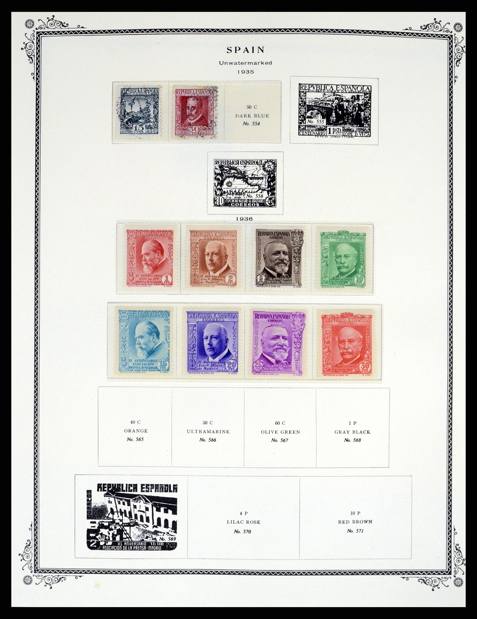37749 018 - Postzegelverzameling 37749 Spanje en koloniën 1856-1997.