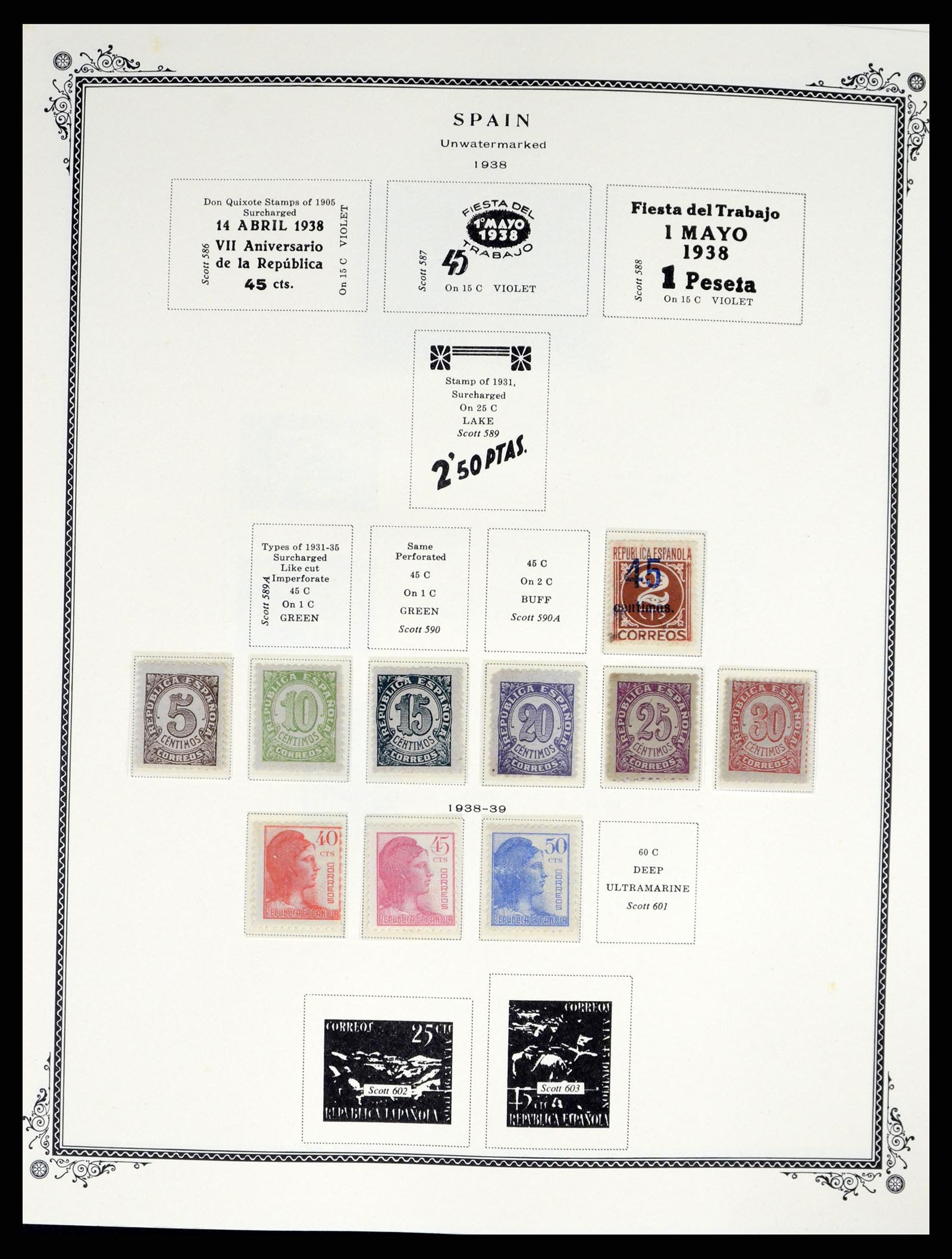37749 021 - Postzegelverzameling 37749 Spanje en koloniën 1856-1997.