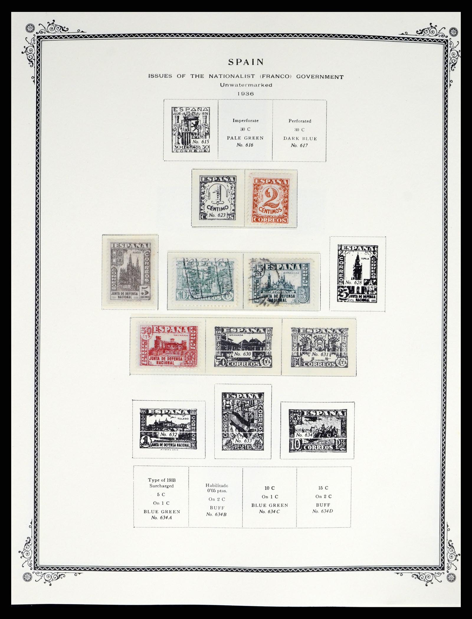 37749 023 - Postzegelverzameling 37749 Spanje en koloniën 1856-1997.