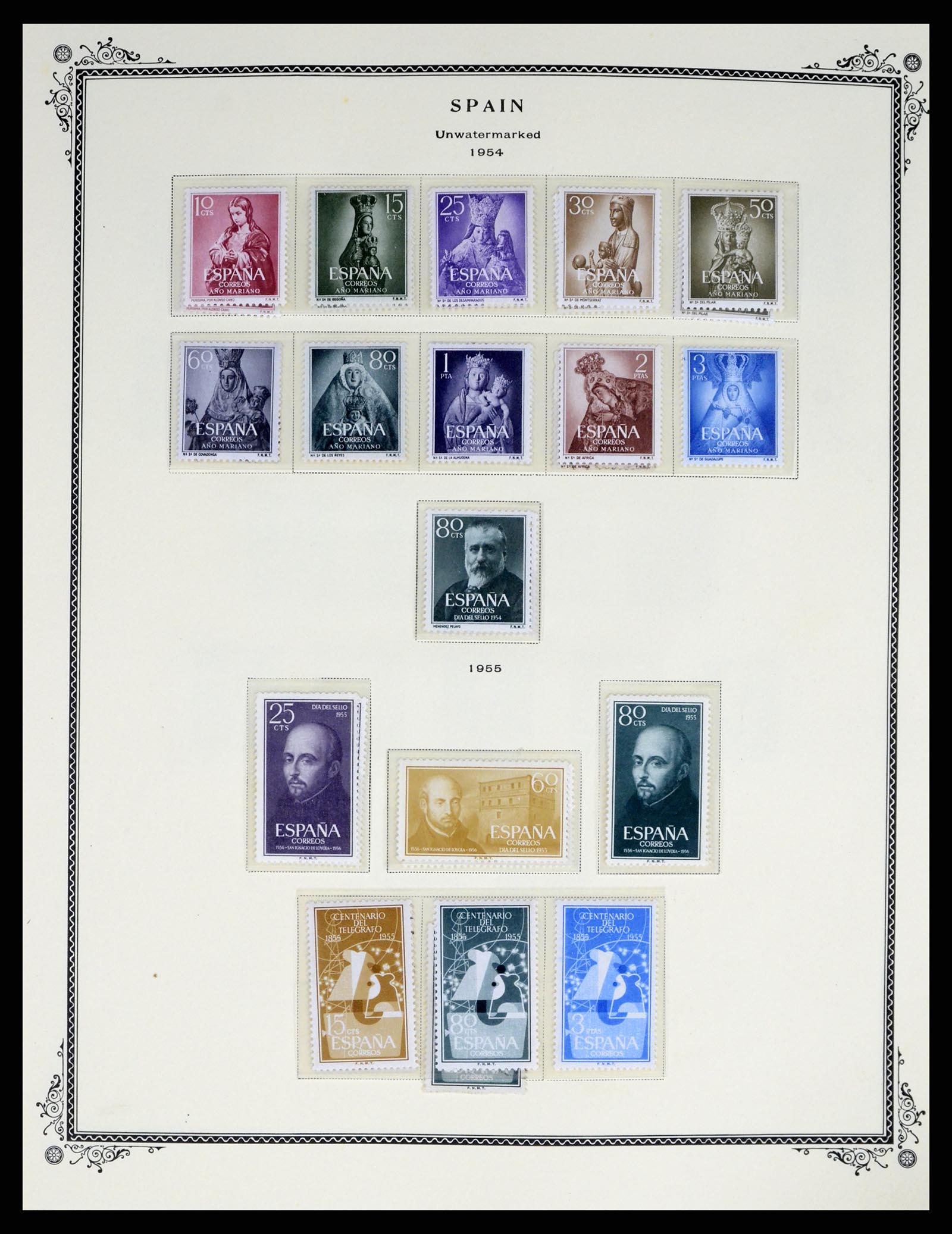 37749 033 - Postzegelverzameling 37749 Spanje en koloniën 1856-1997.