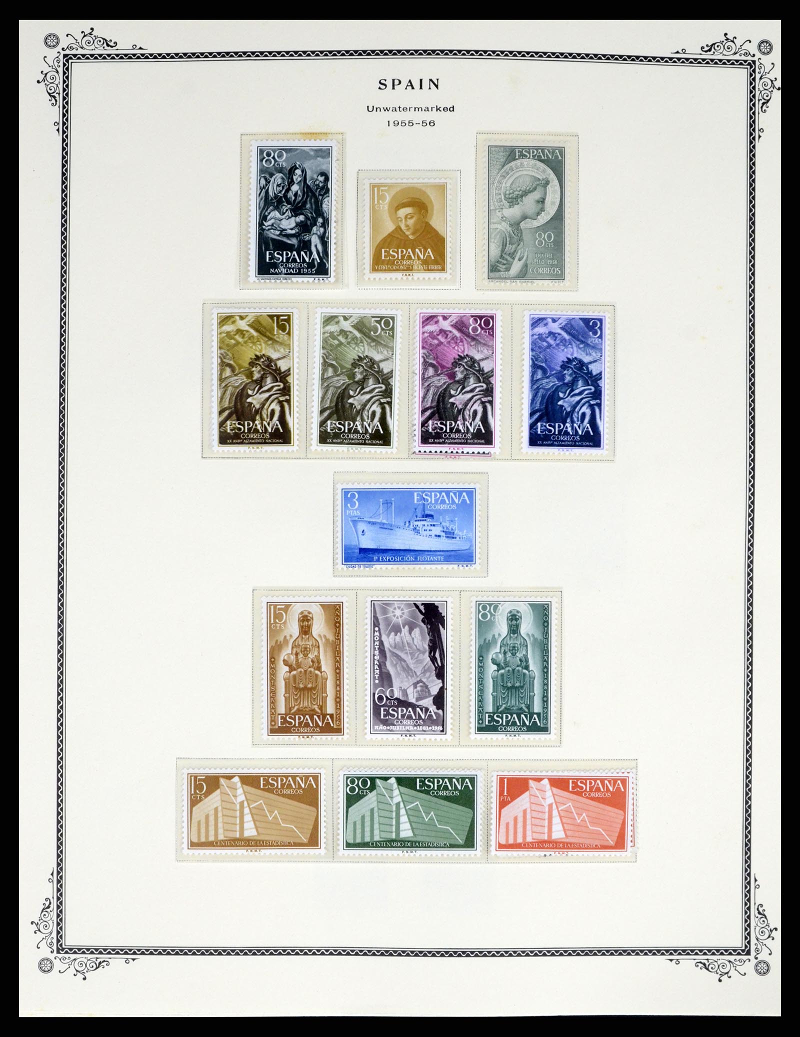 37749 035 - Postzegelverzameling 37749 Spanje en koloniën 1856-1997.