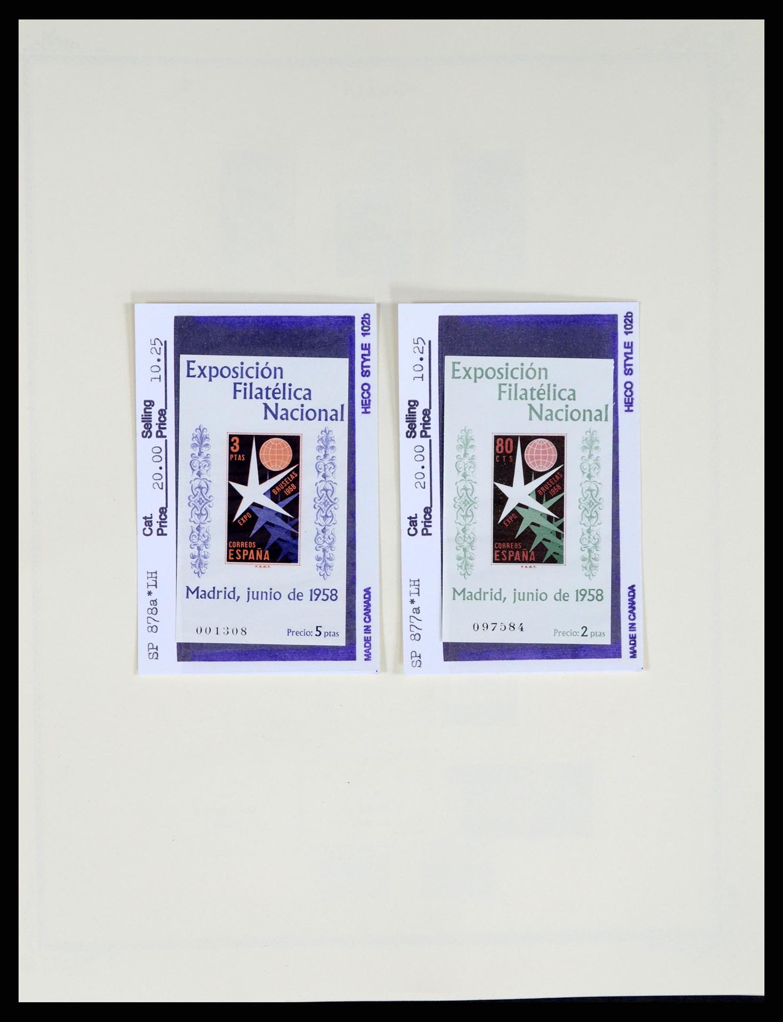 37749 036 - Postzegelverzameling 37749 Spanje en koloniën 1856-1997.