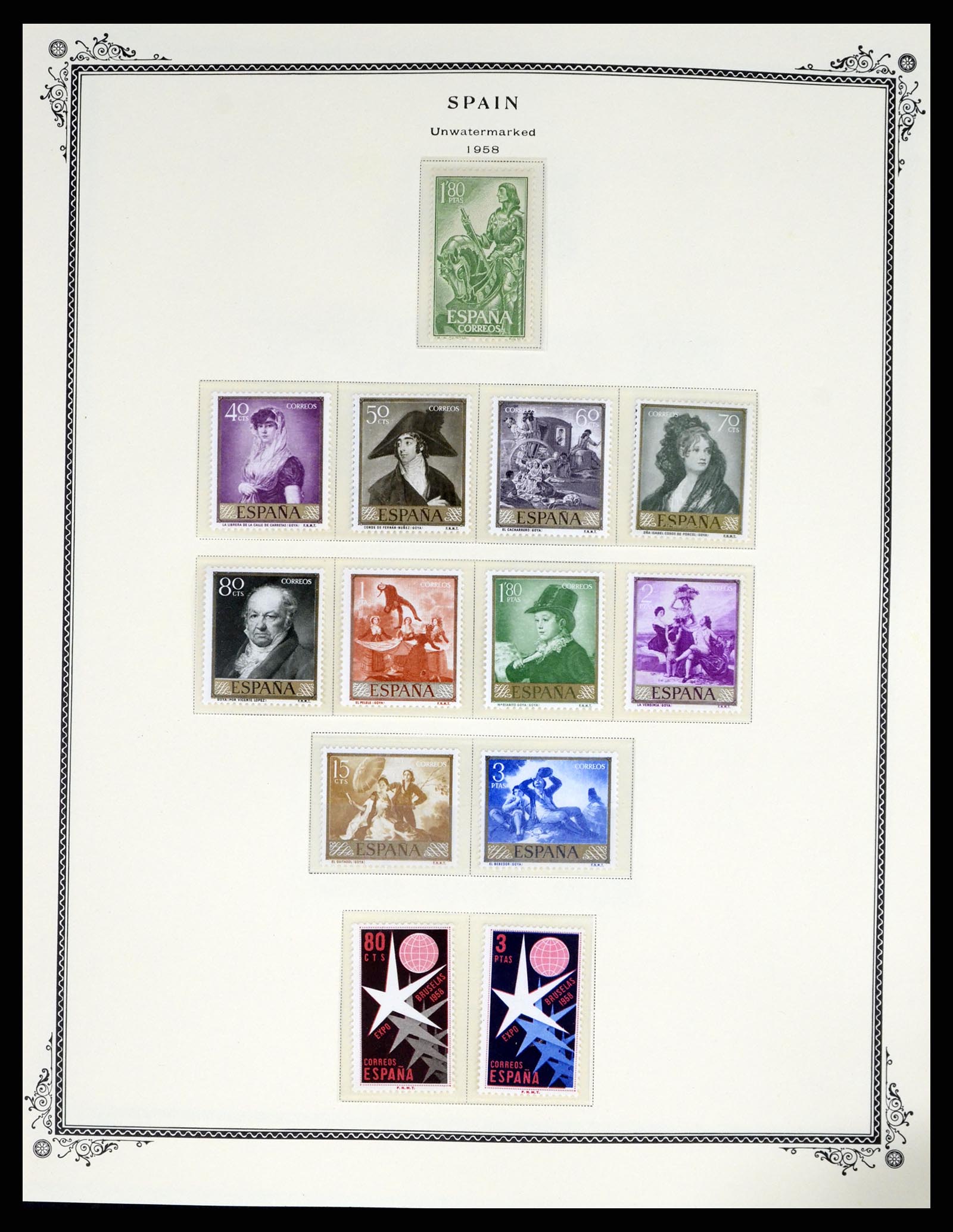 37749 037 - Postzegelverzameling 37749 Spanje en koloniën 1856-1997.