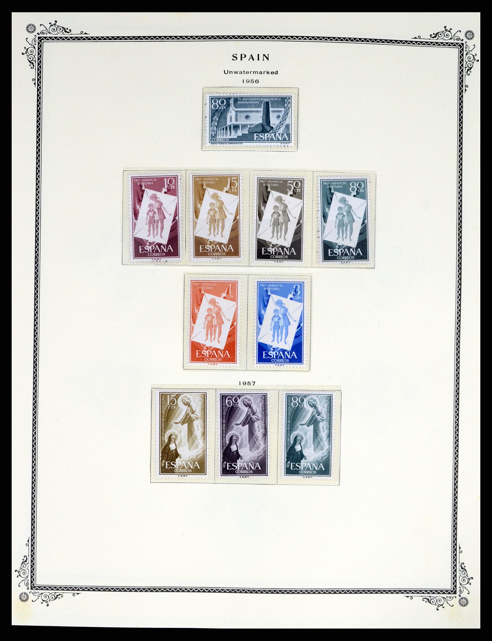 37749 038 - Postzegelverzameling 37749 Spanje en koloniën 1856-1997.
