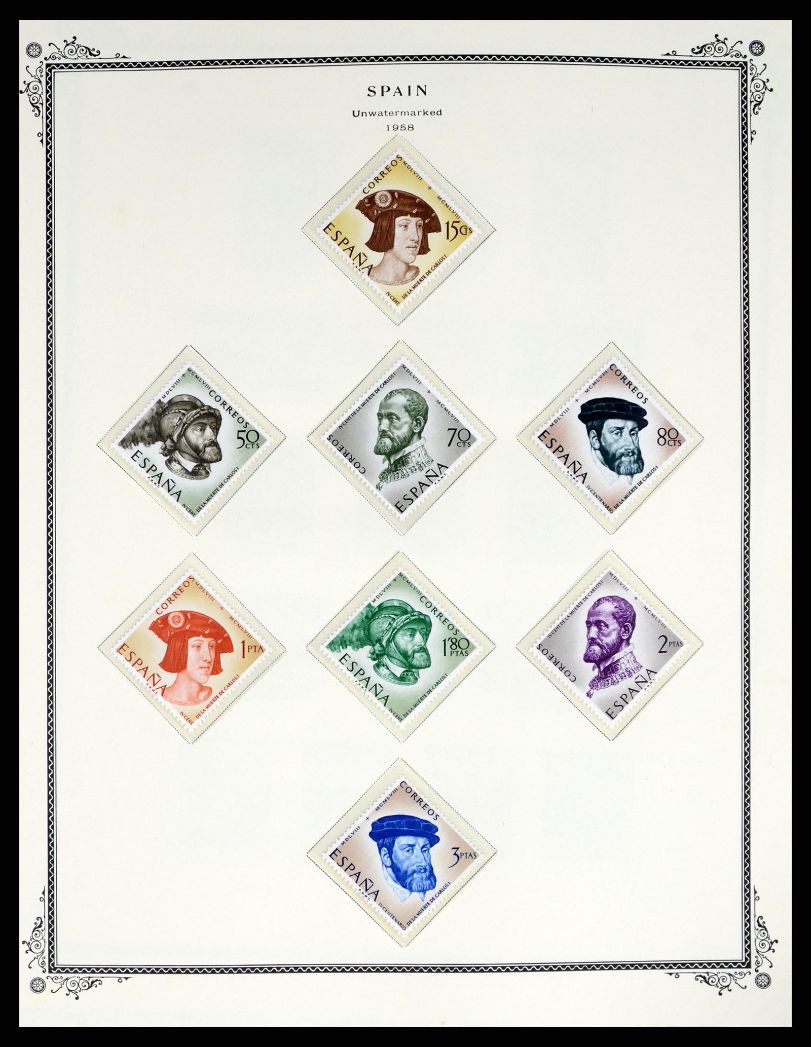 37749 039 - Postzegelverzameling 37749 Spanje en koloniën 1856-1997.