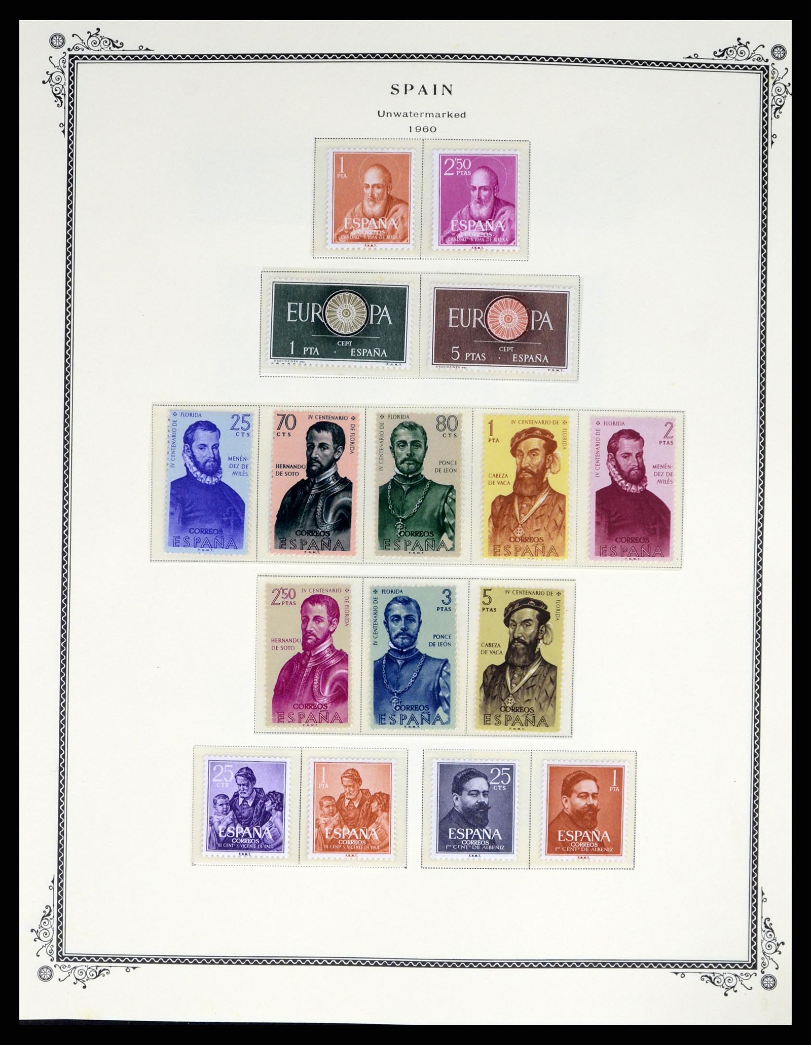 37749 043 - Postzegelverzameling 37749 Spanje en koloniën 1856-1997.