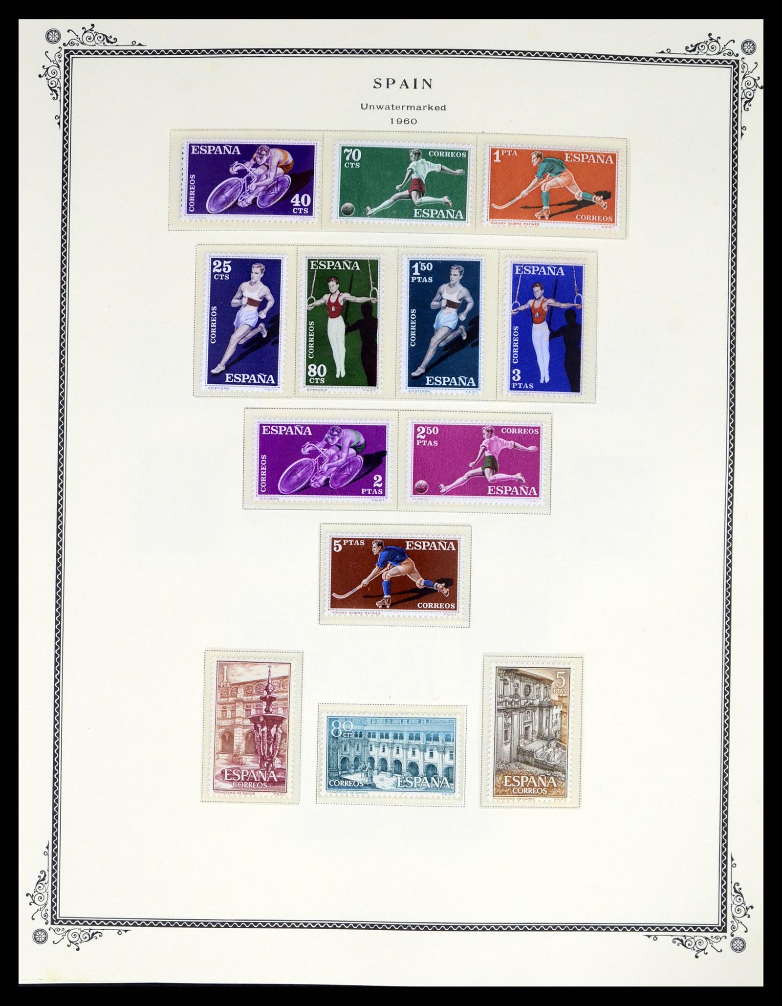 37749 044 - Postzegelverzameling 37749 Spanje en koloniën 1856-1997.