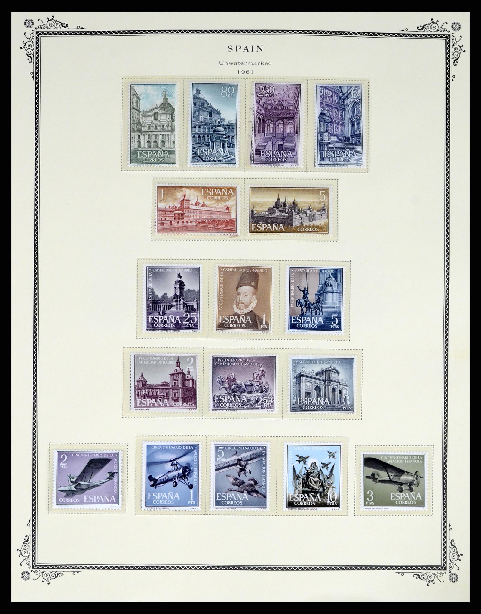 37749 047 - Postzegelverzameling 37749 Spanje en koloniën 1856-1997.