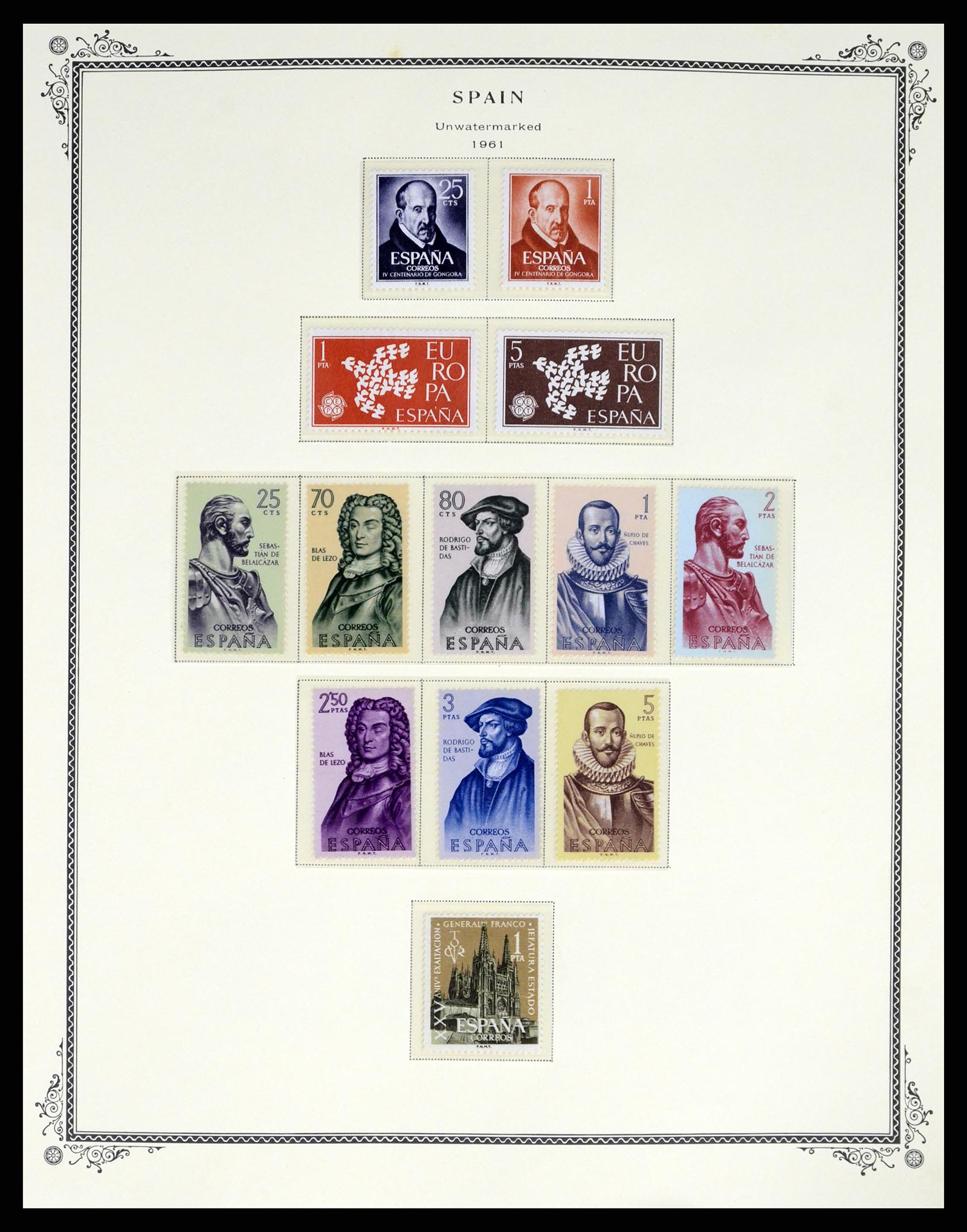 37749 048 - Postzegelverzameling 37749 Spanje en koloniën 1856-1997.