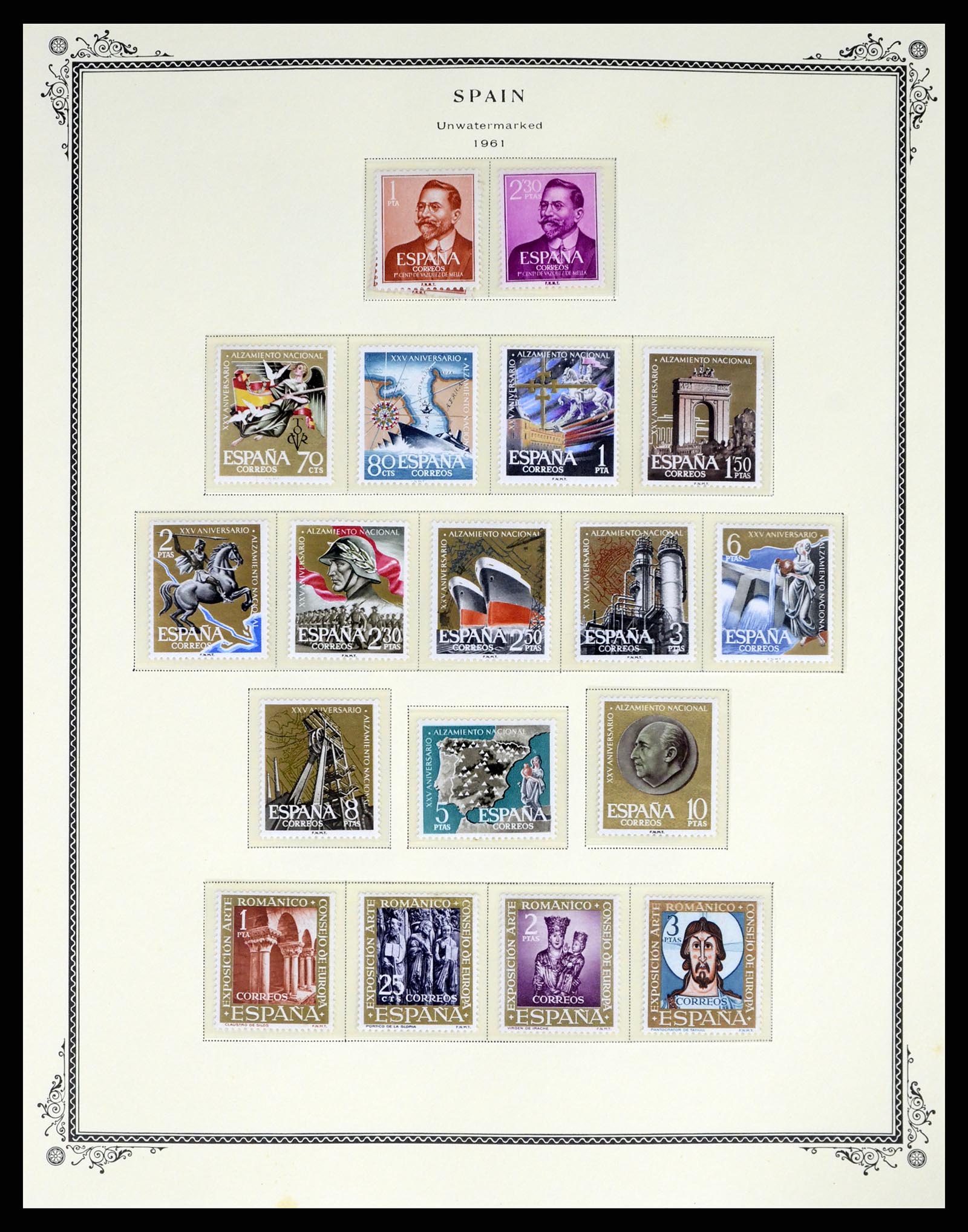 37749 049 - Postzegelverzameling 37749 Spanje en koloniën 1856-1997.