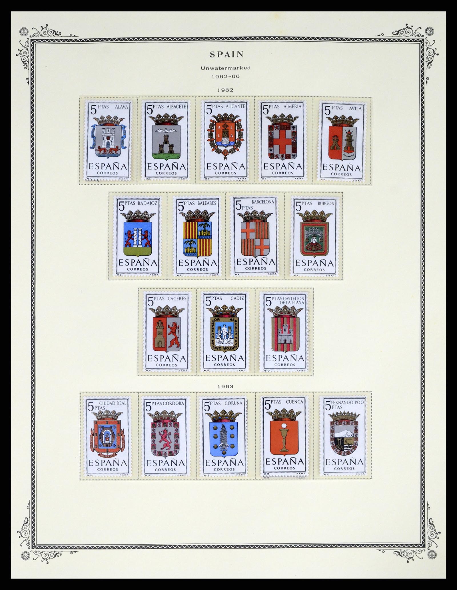 37749 051 - Postzegelverzameling 37749 Spanje en koloniën 1856-1997.