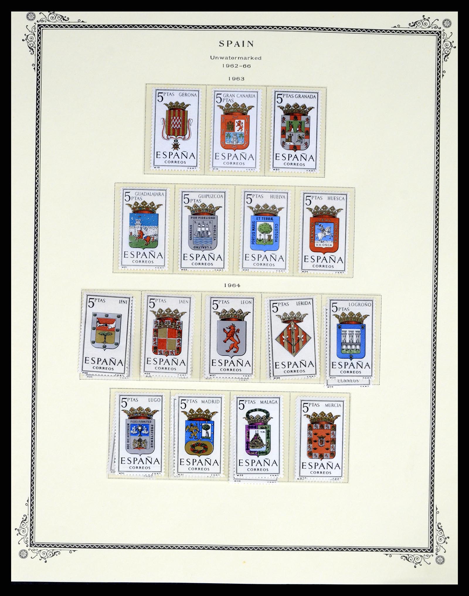 37749 052 - Postzegelverzameling 37749 Spanje en koloniën 1856-1997.