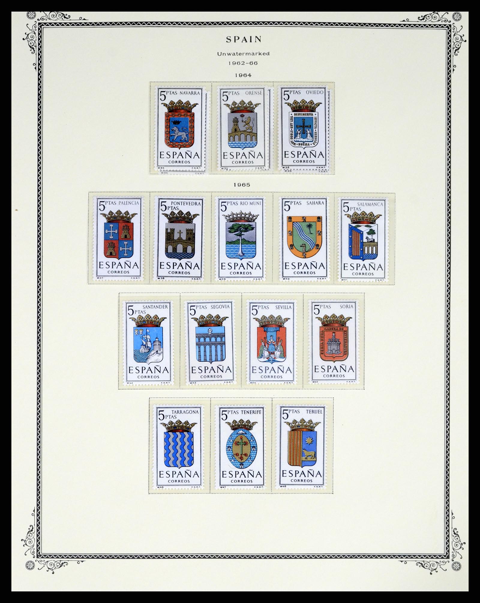 37749 053 - Postzegelverzameling 37749 Spanje en koloniën 1856-1997.