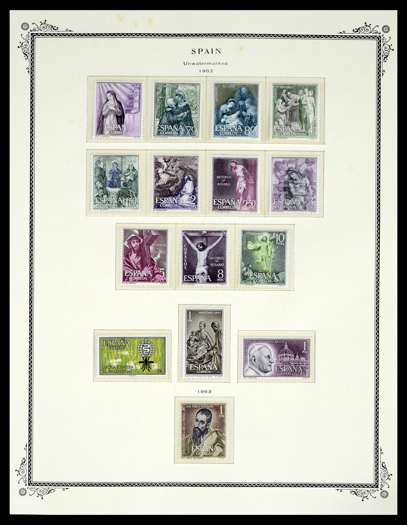 37749 057 - Postzegelverzameling 37749 Spanje en koloniën 1856-1997.