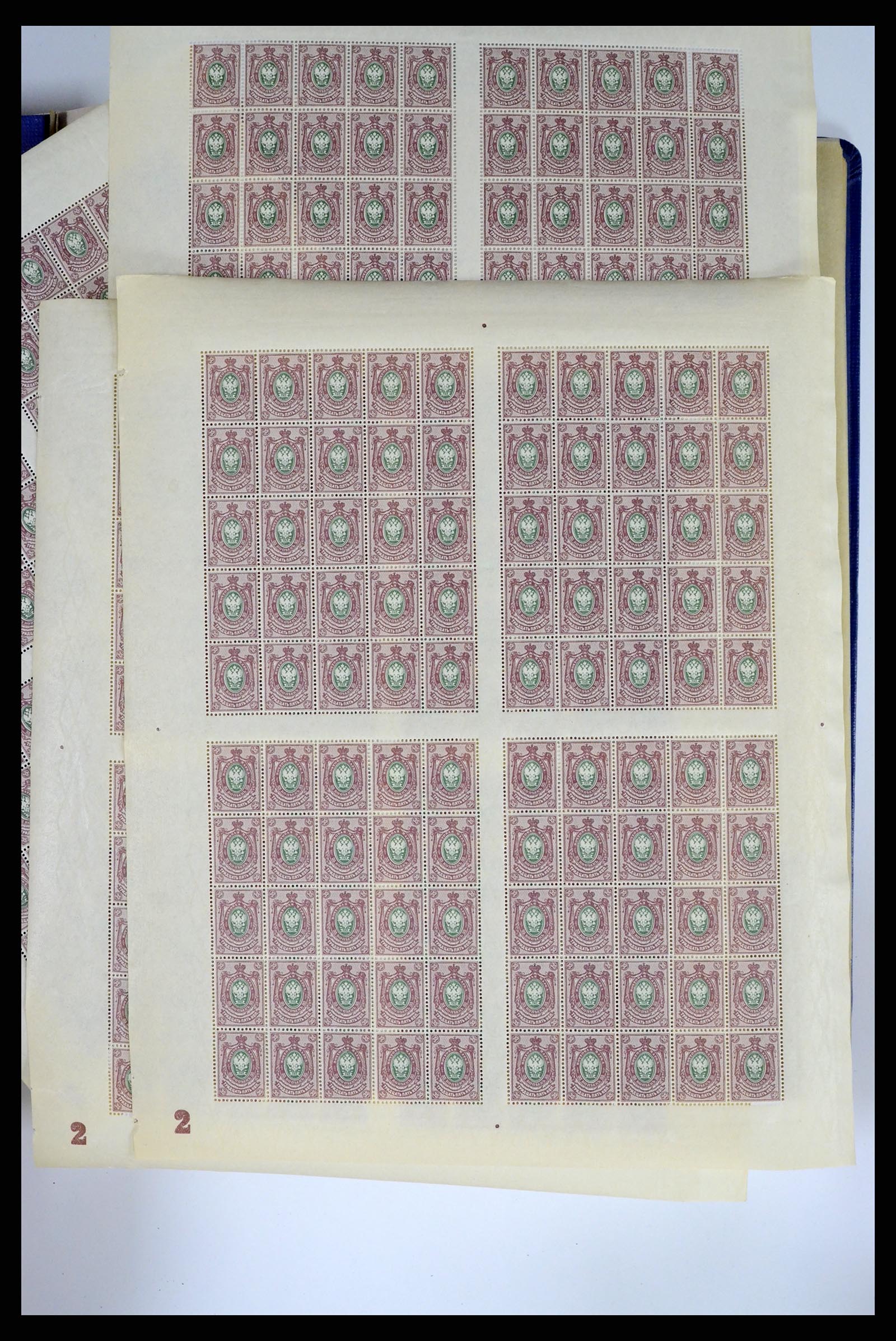 37750 0074 - Stamp collection 37750 Russia archive find 1909-1917.