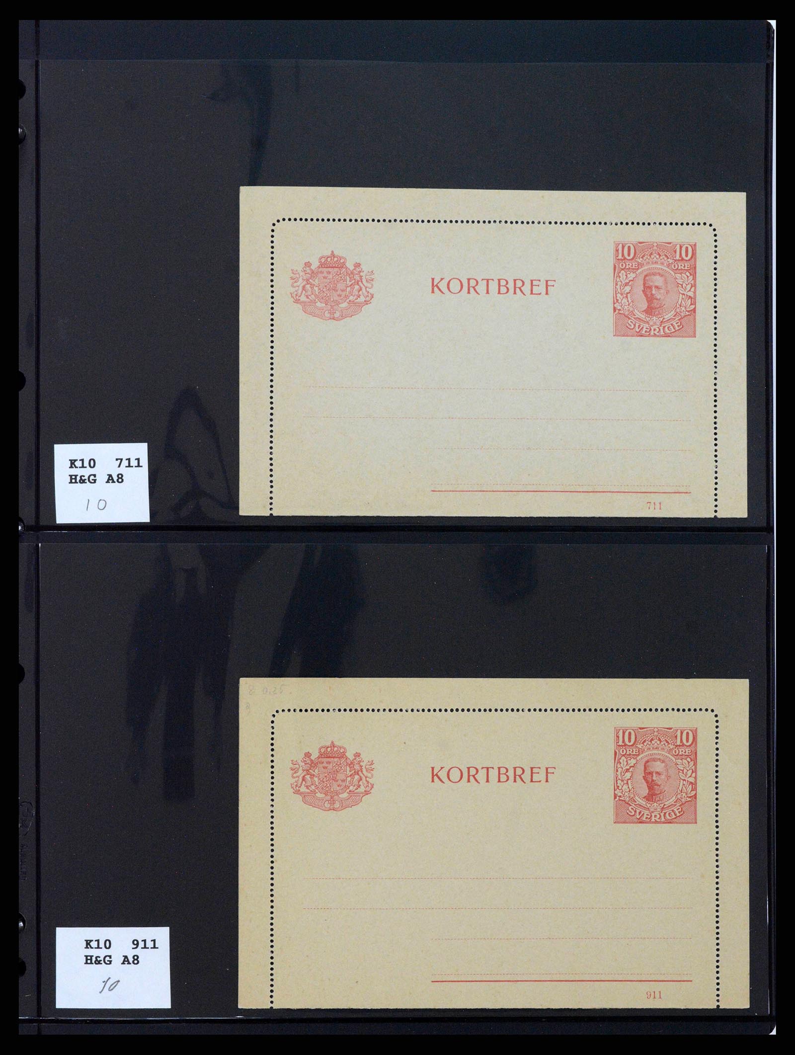 37751 0027 - Stamp collection 37751 Sweden postal stationery 1873-1976.