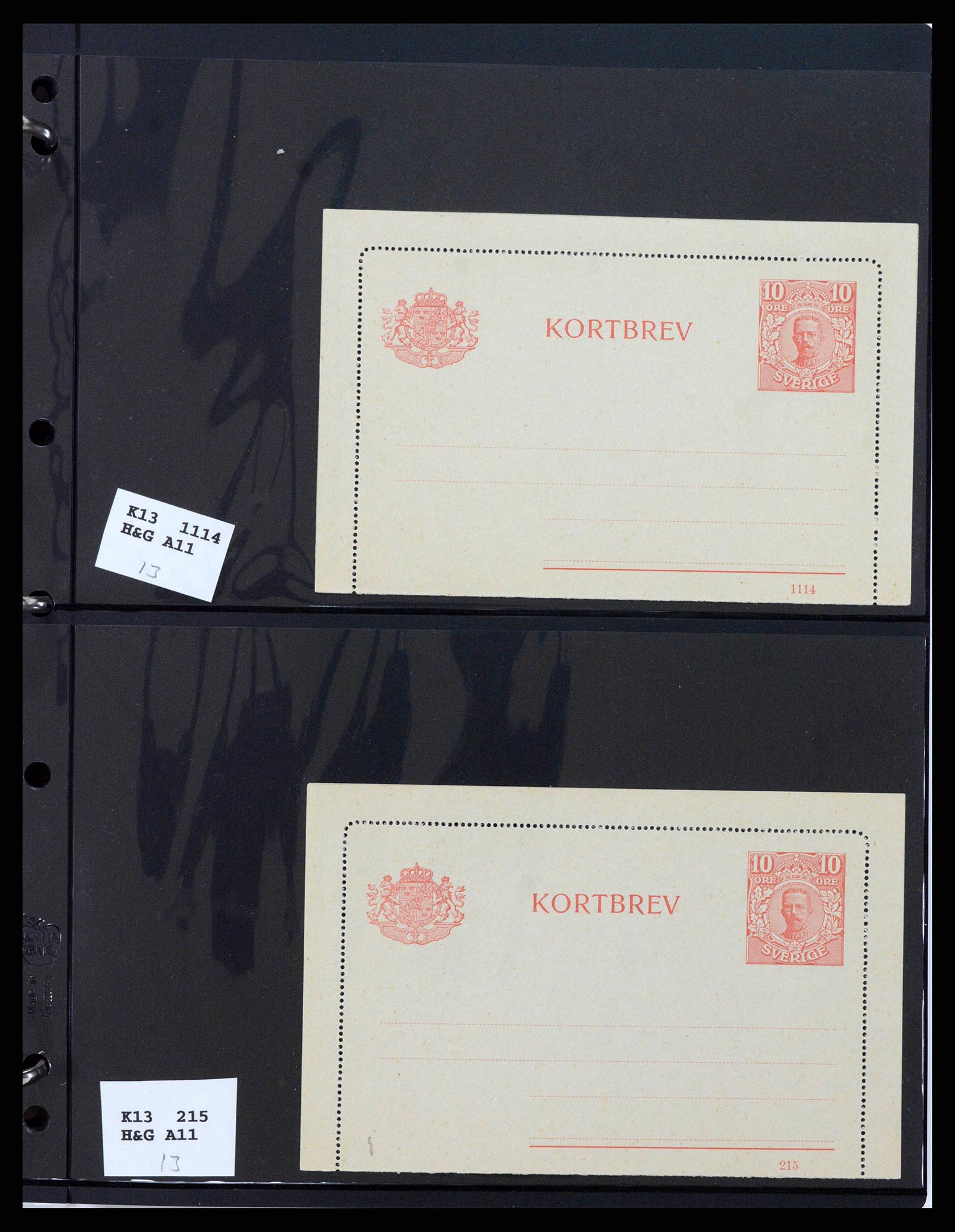 37751 0037 - Stamp collection 37751 Sweden postal stationery 1873-1976.