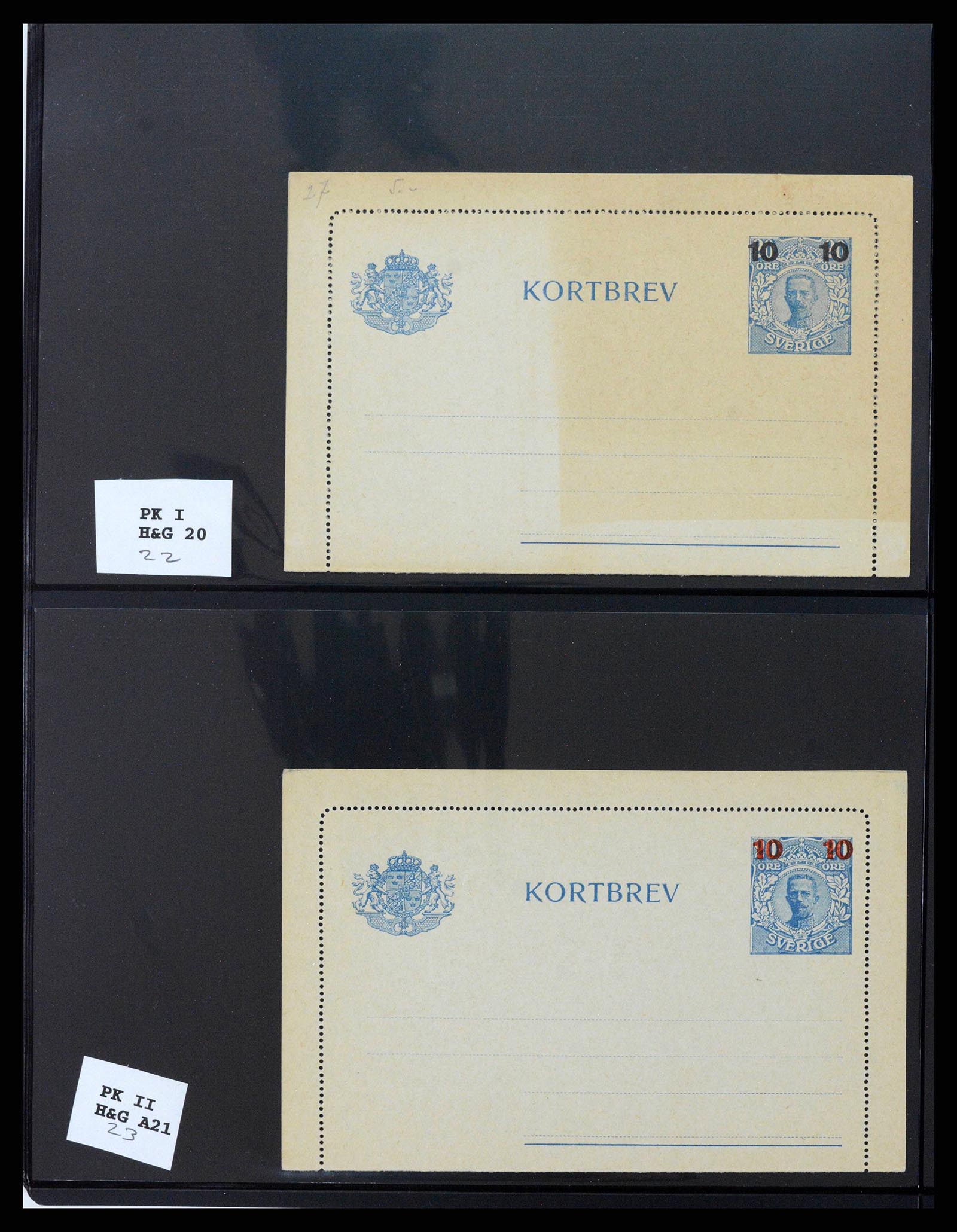 37751 0051 - Stamp collection 37751 Sweden postal stationery 1873-1976.