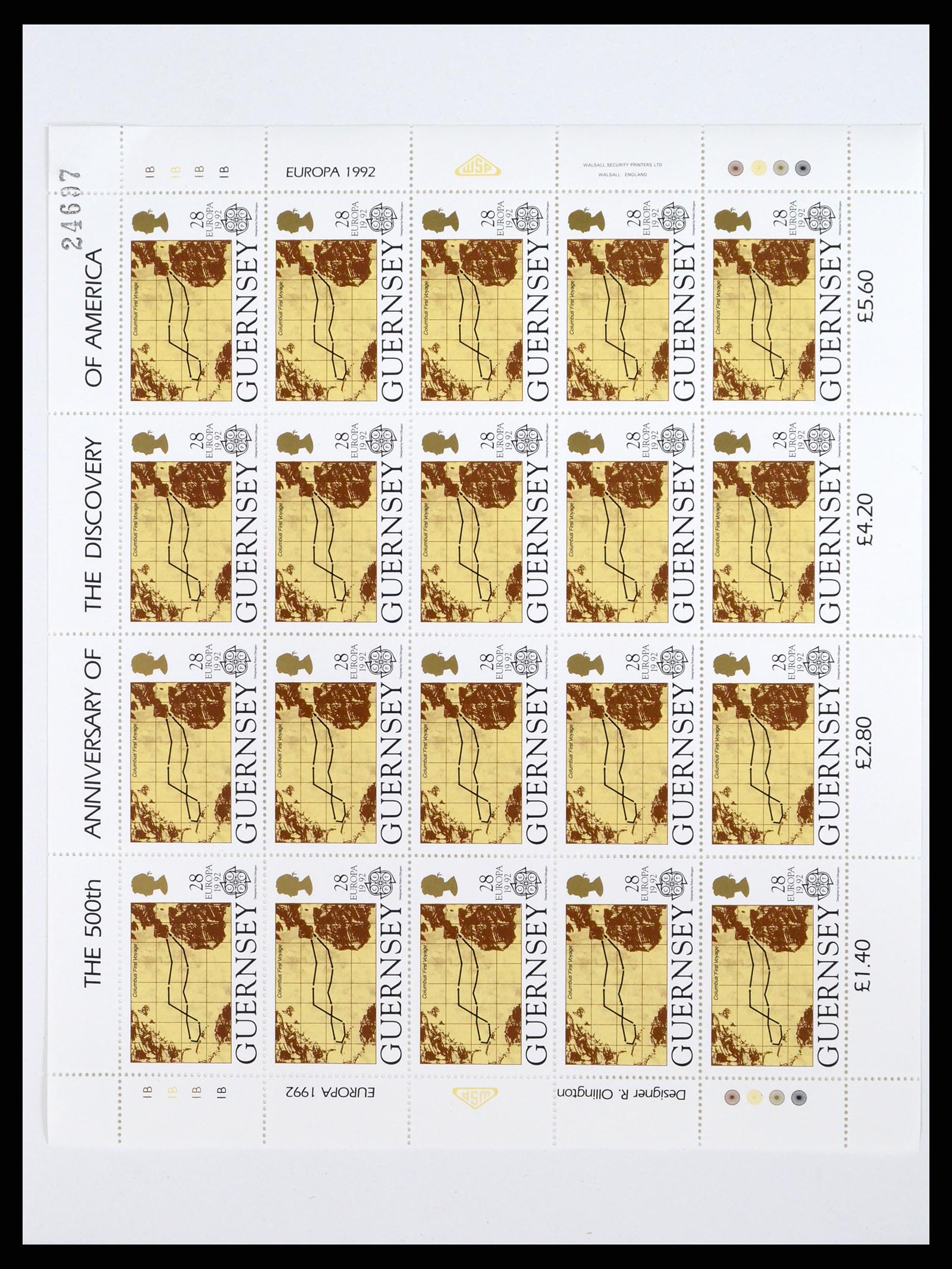 37754 008 - Stamp collection 37754 Channel Islands 1941-2004.